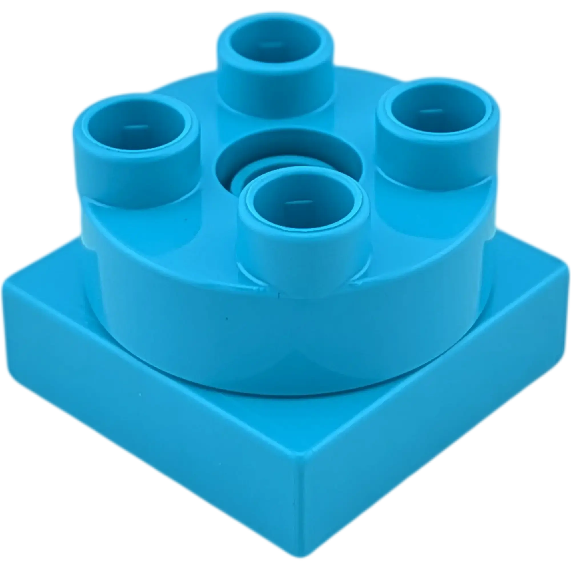 Lego Duplo Drehplatte / Drehteller 2x2 – Azur/Hellblau (Teile-Nr. 10564c01)