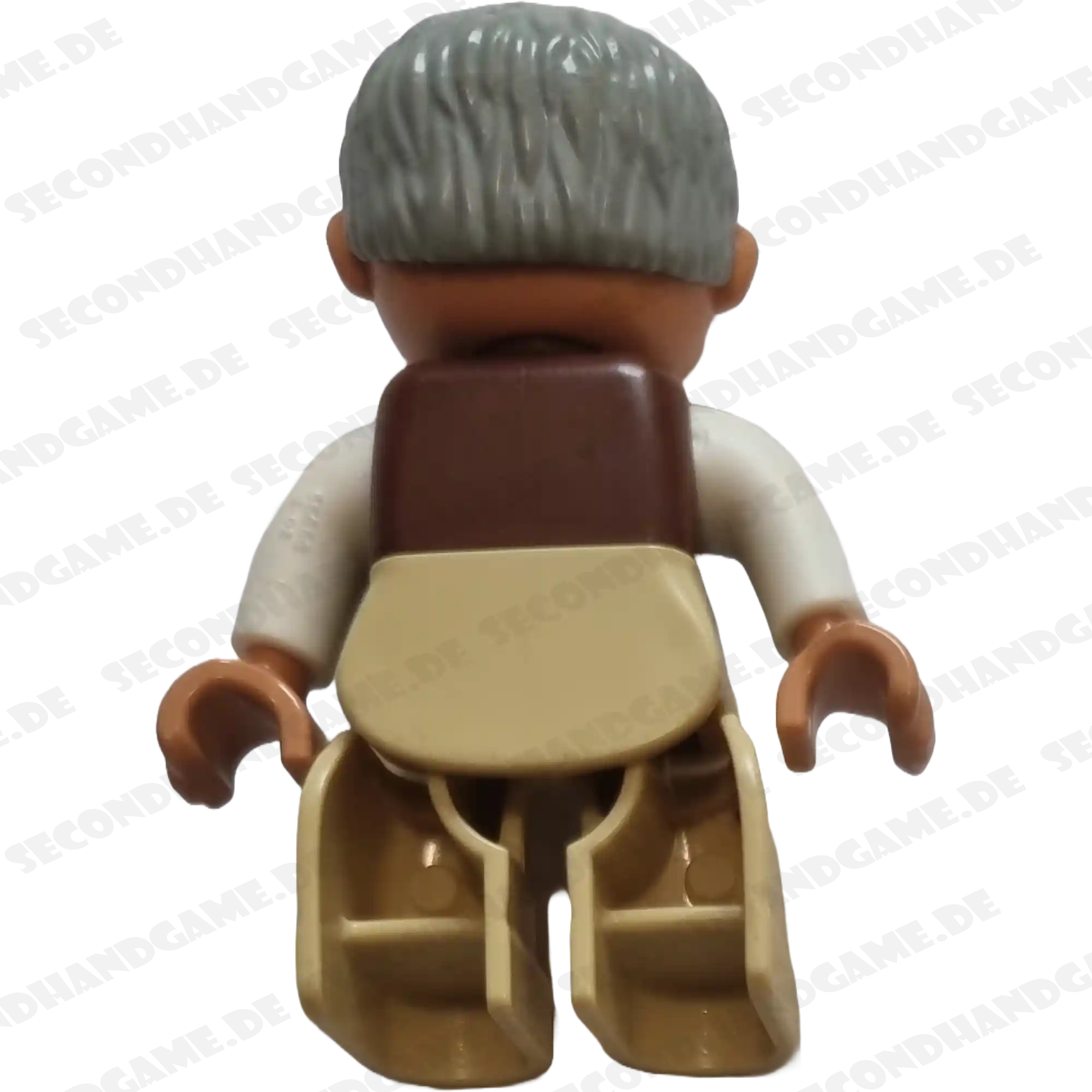 Lego Duplo Figur 623H5 Großvater Opa mit grauen Haaren und Brille