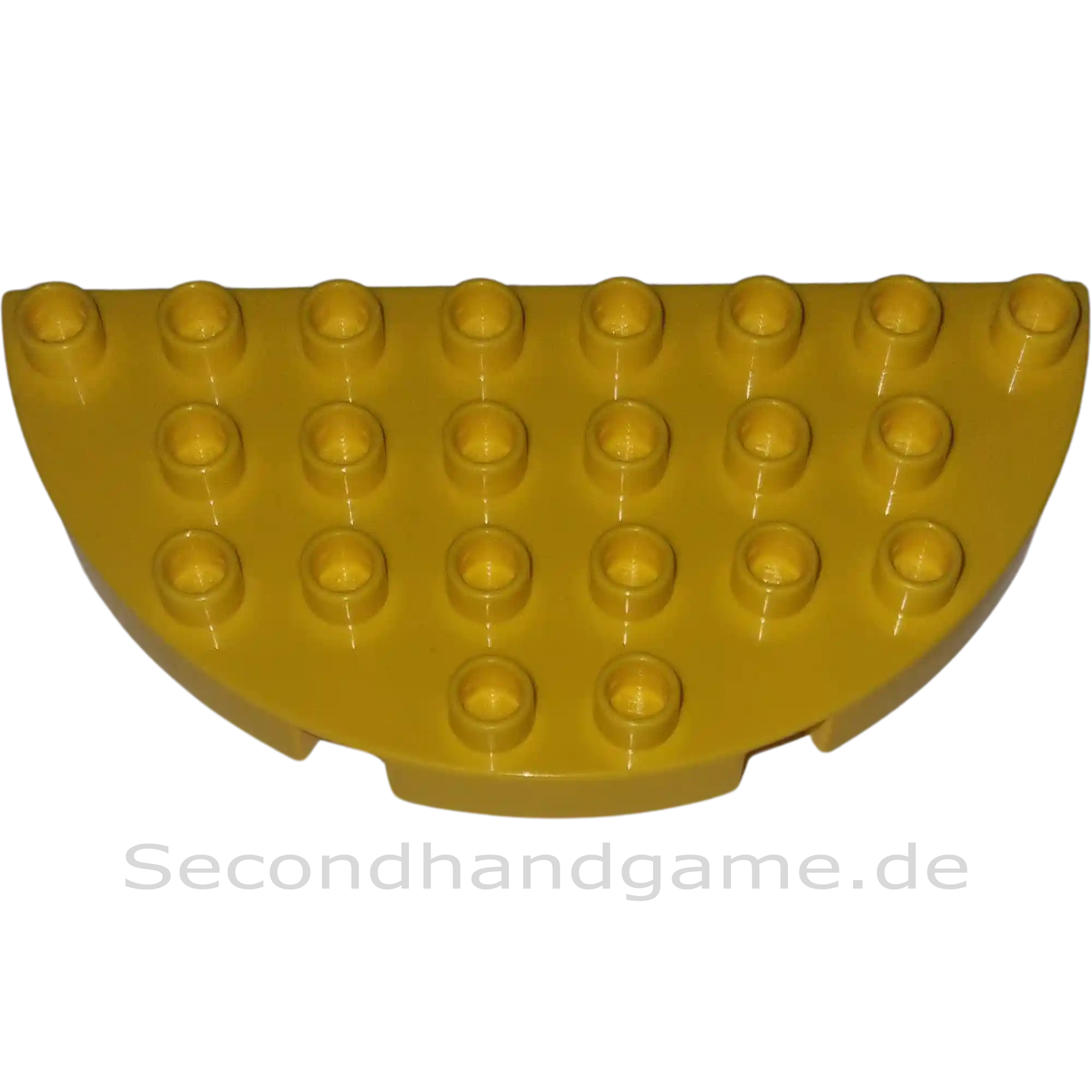 Lego Duplo 29304 Platte 4x8 Halbkreis Sonnengelb