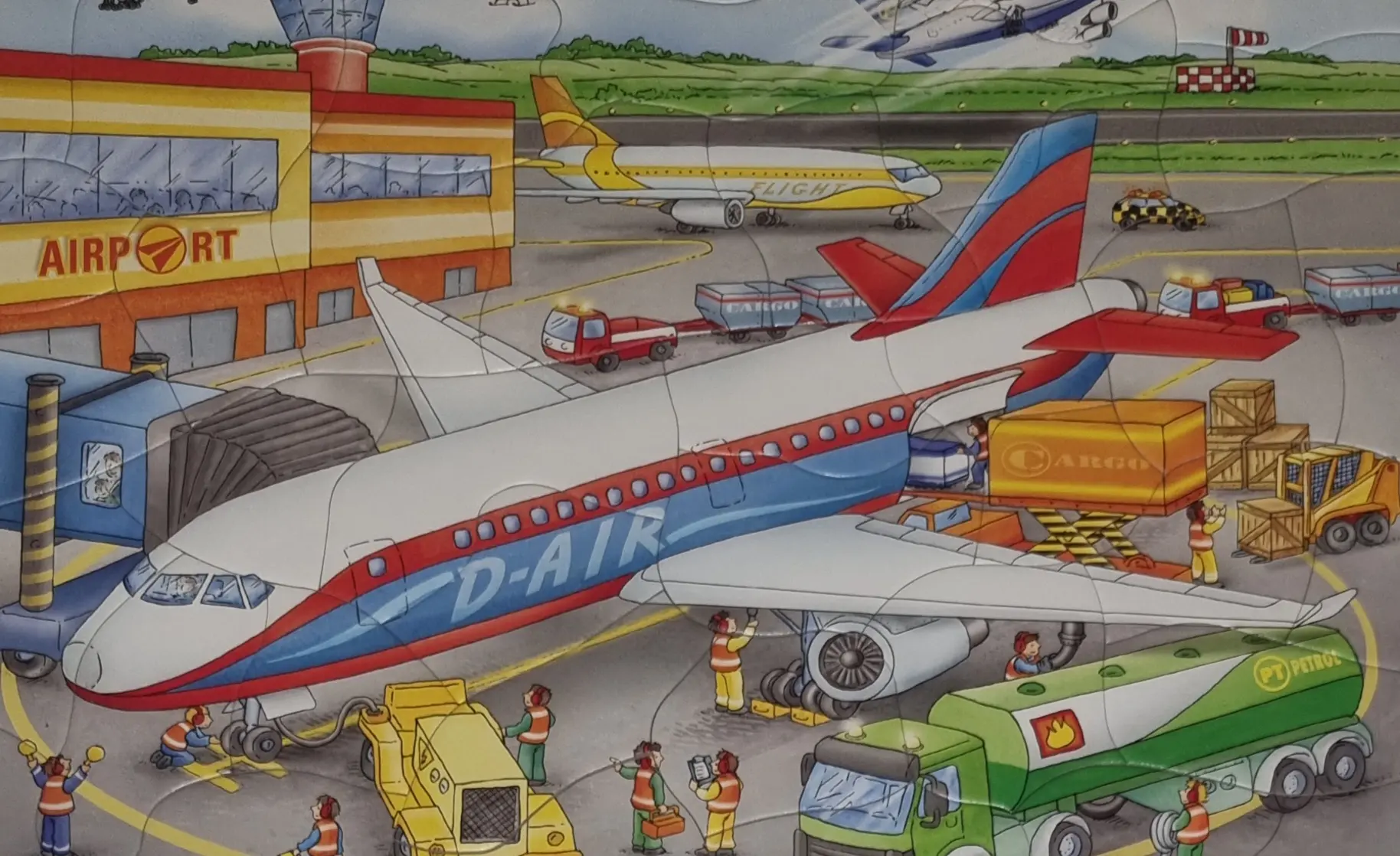Ravensburger Rahmenpuzzle 40 Teile Kleiner Flugplatz 067008, Ansicht 2