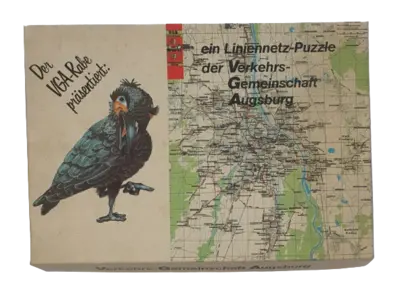 Der VGA-Rabe präsentiert Ein Liniennetzpuzzle