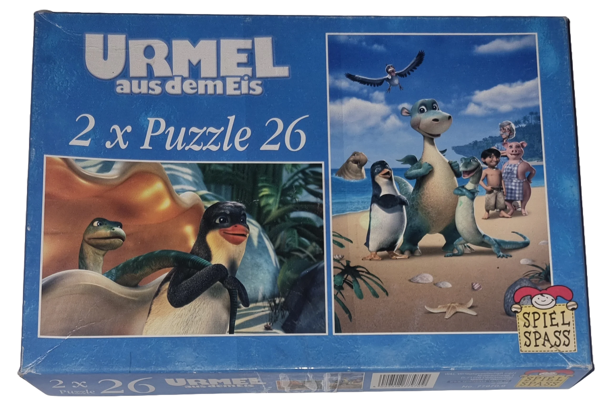 Spiel Spass Puzzle 2x26 Teile Urmel aus dem Eis 779709