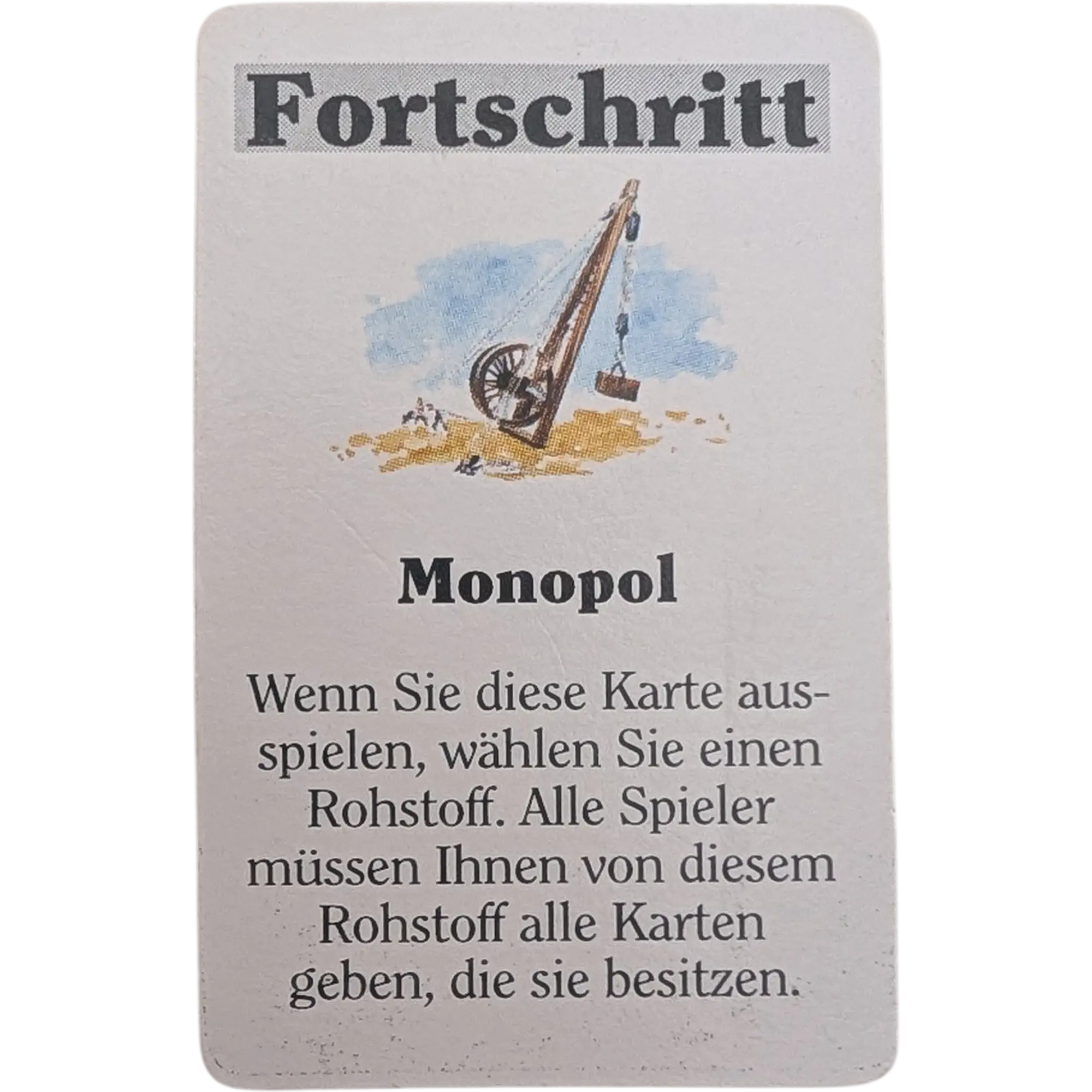 Kosmos Travel-Box Die Siedler von Catan Ersatzteile Entwicklungskarte Fortschritt Monopol