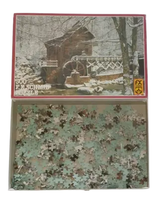 FX Schmid Puzzle 500 Teile Alte Mühle USA