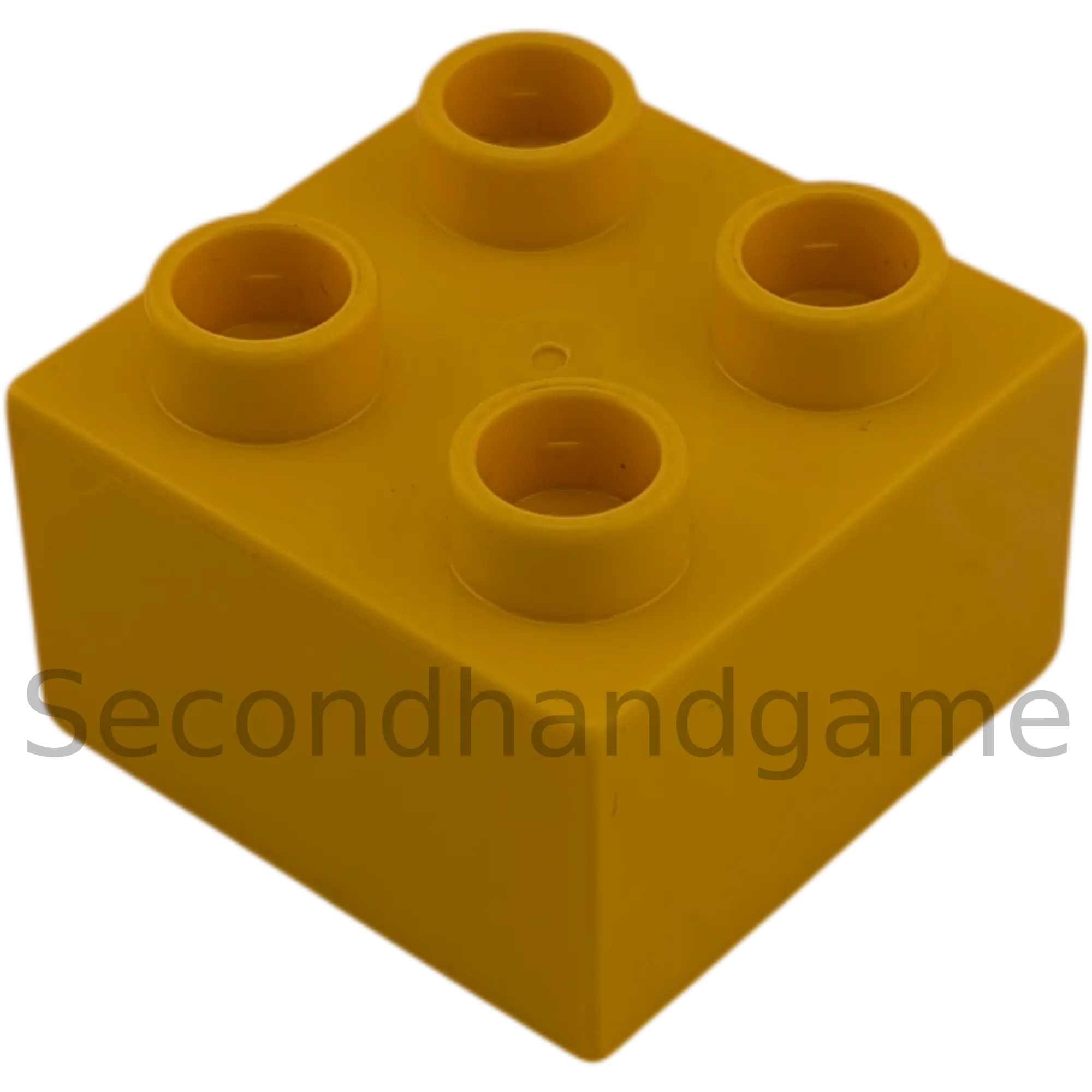 Lego Duplo 2x2 Stein 3437 Gelborange