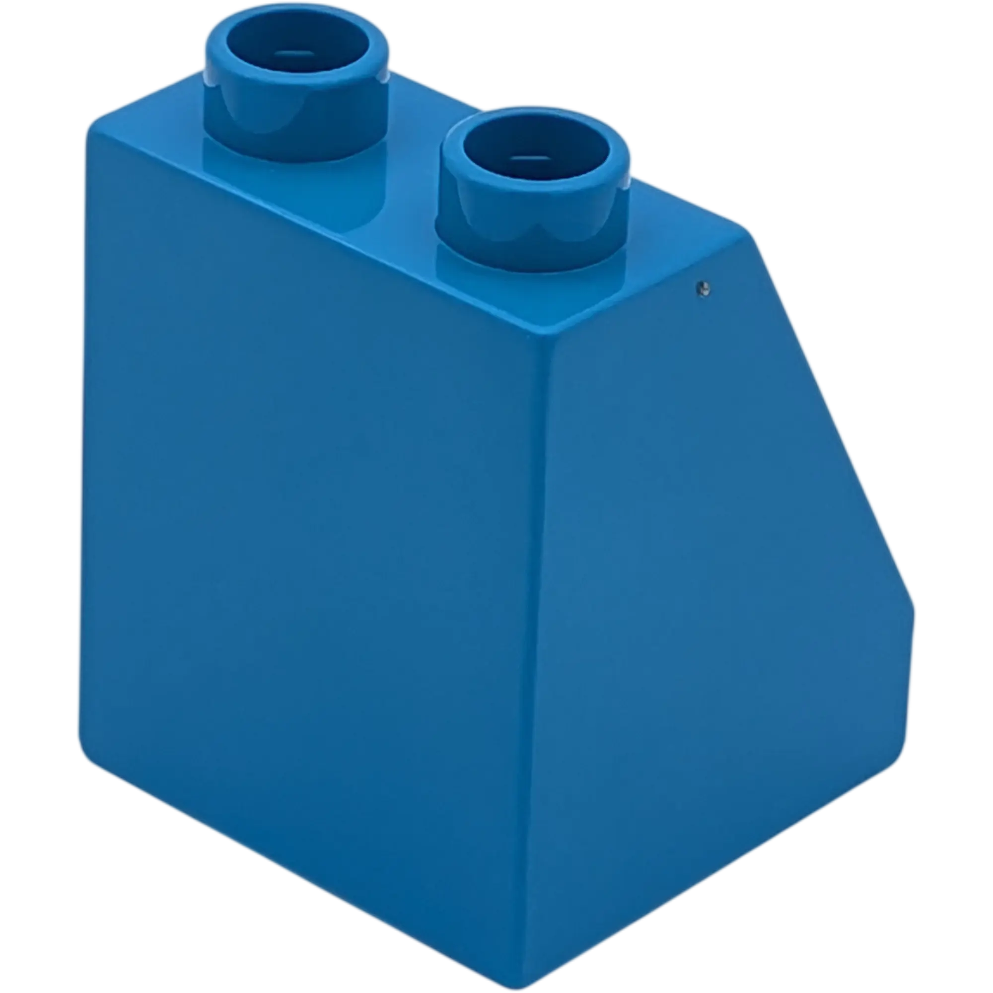 Lego Duplo 3x2x1 Schrägstein Dachstein Mittelblau, Ansicht 2