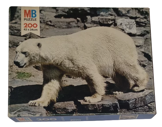 MB Puzzle Zoo Serie 200 Teile 625308030 Eisbär