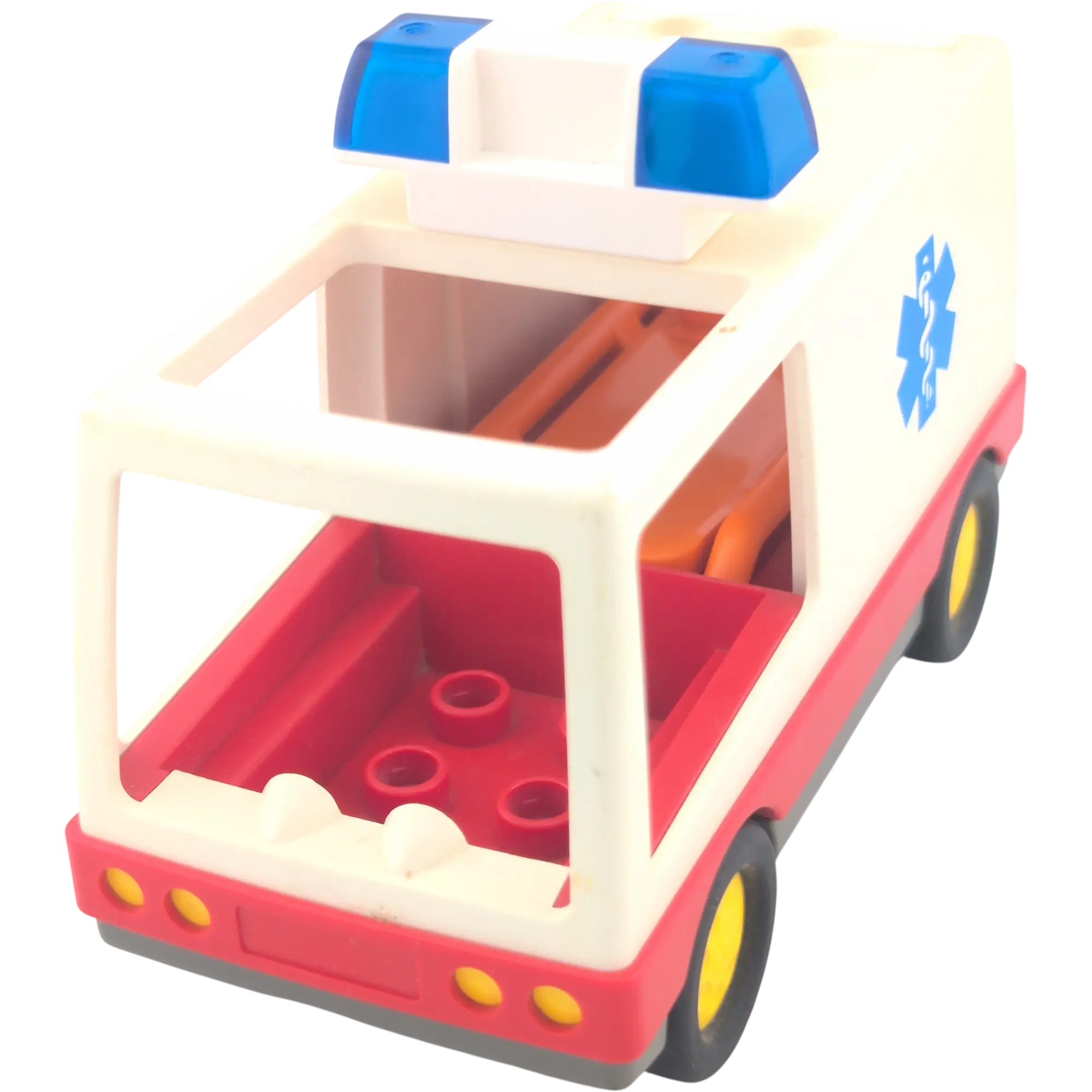 Lego Duplo Krankenwagen Rot Weiß Krankentransport mit Trage