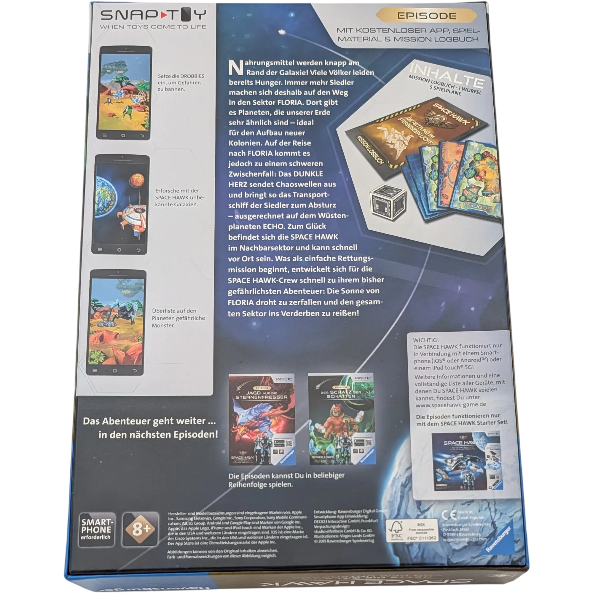 Ravensburger Space Hawk Episode Rettung im sterbenden Licht, Ansicht 2