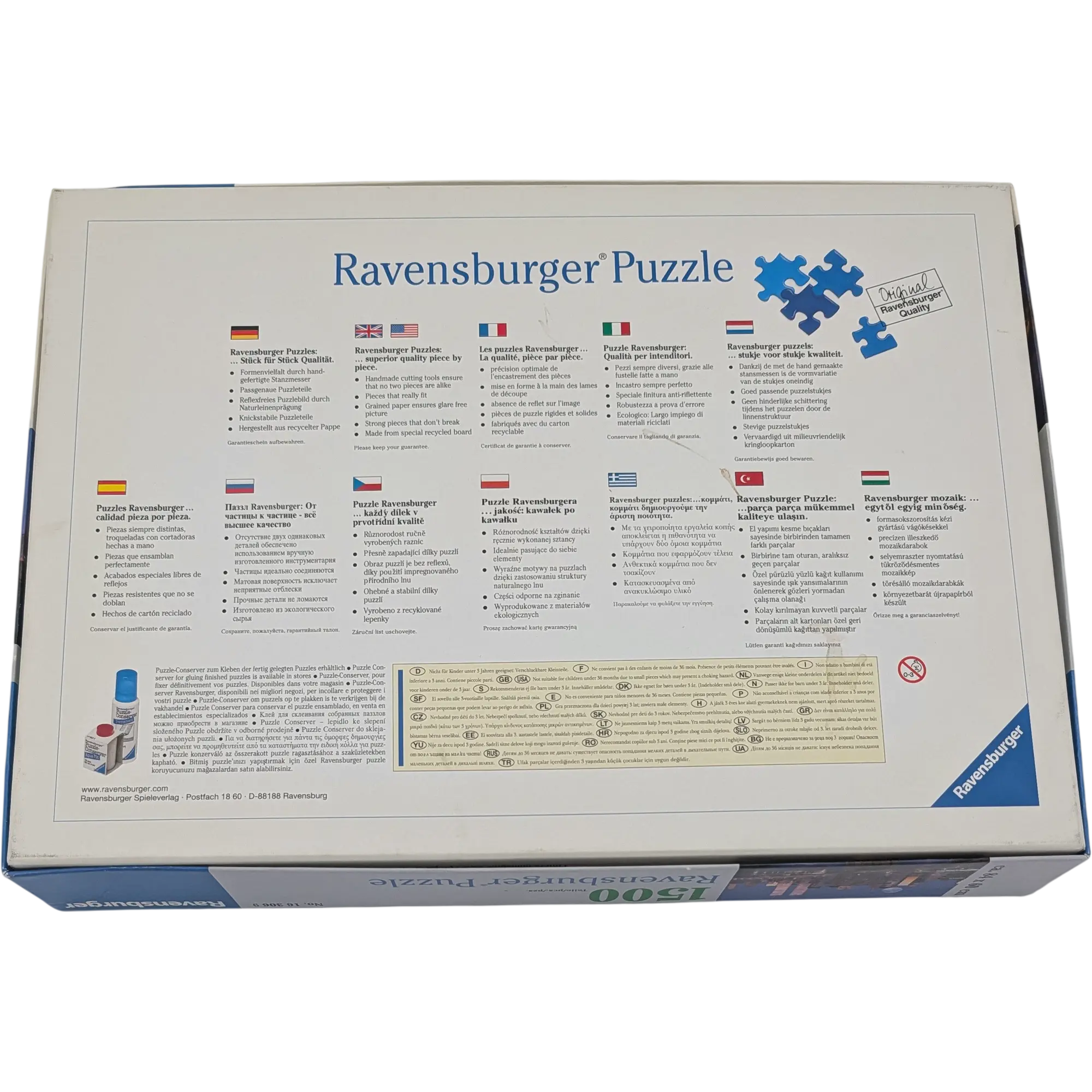 Ravensburger Puzzle 1500 Teile 163069 Skyline von Manhattan