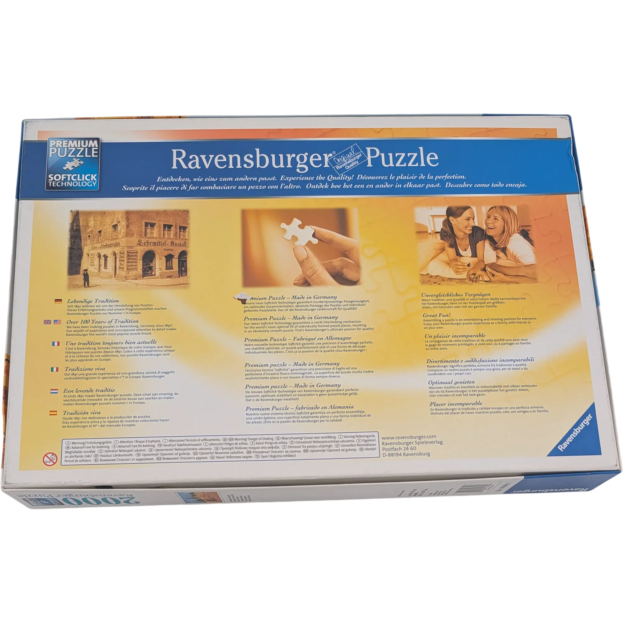 Ravensburger Puzzle 2000 Teile 166046 Toskanische Landschaft