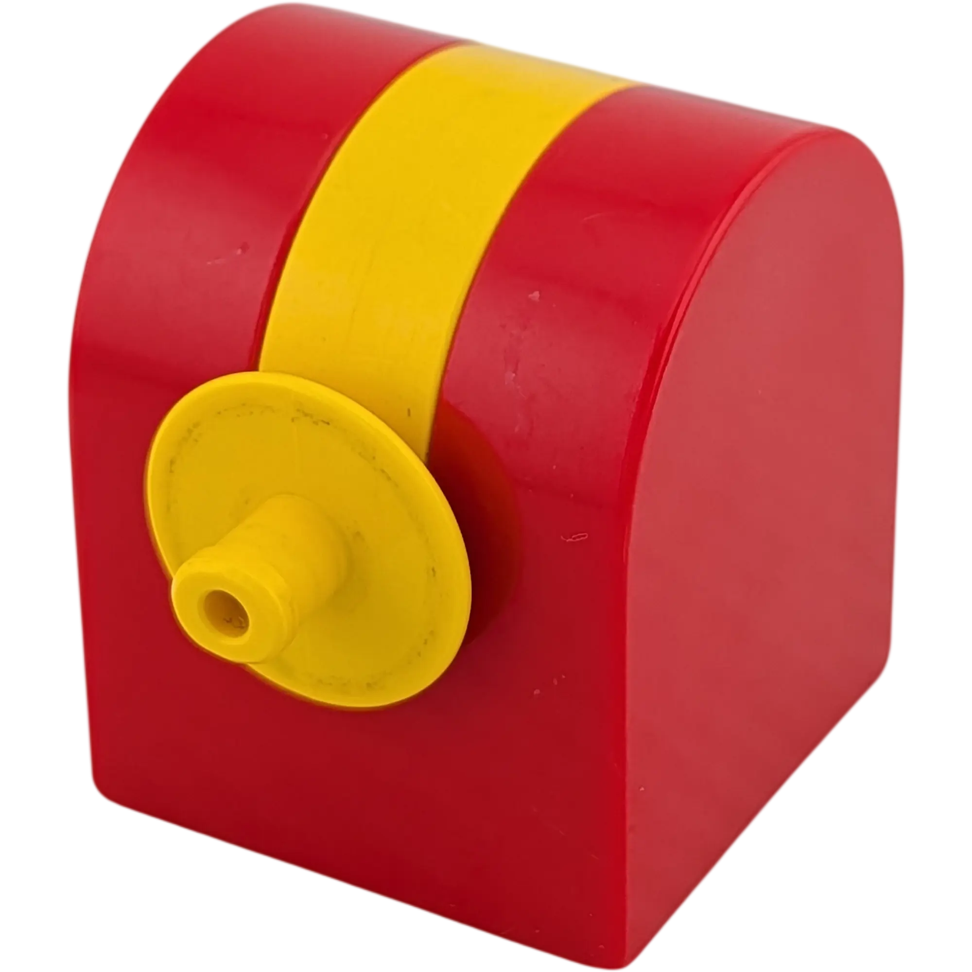 Lego Duplo Windrad Halter 2x2x2 Rot Gelb verstellbar drehbar Kugelbahn Mühle