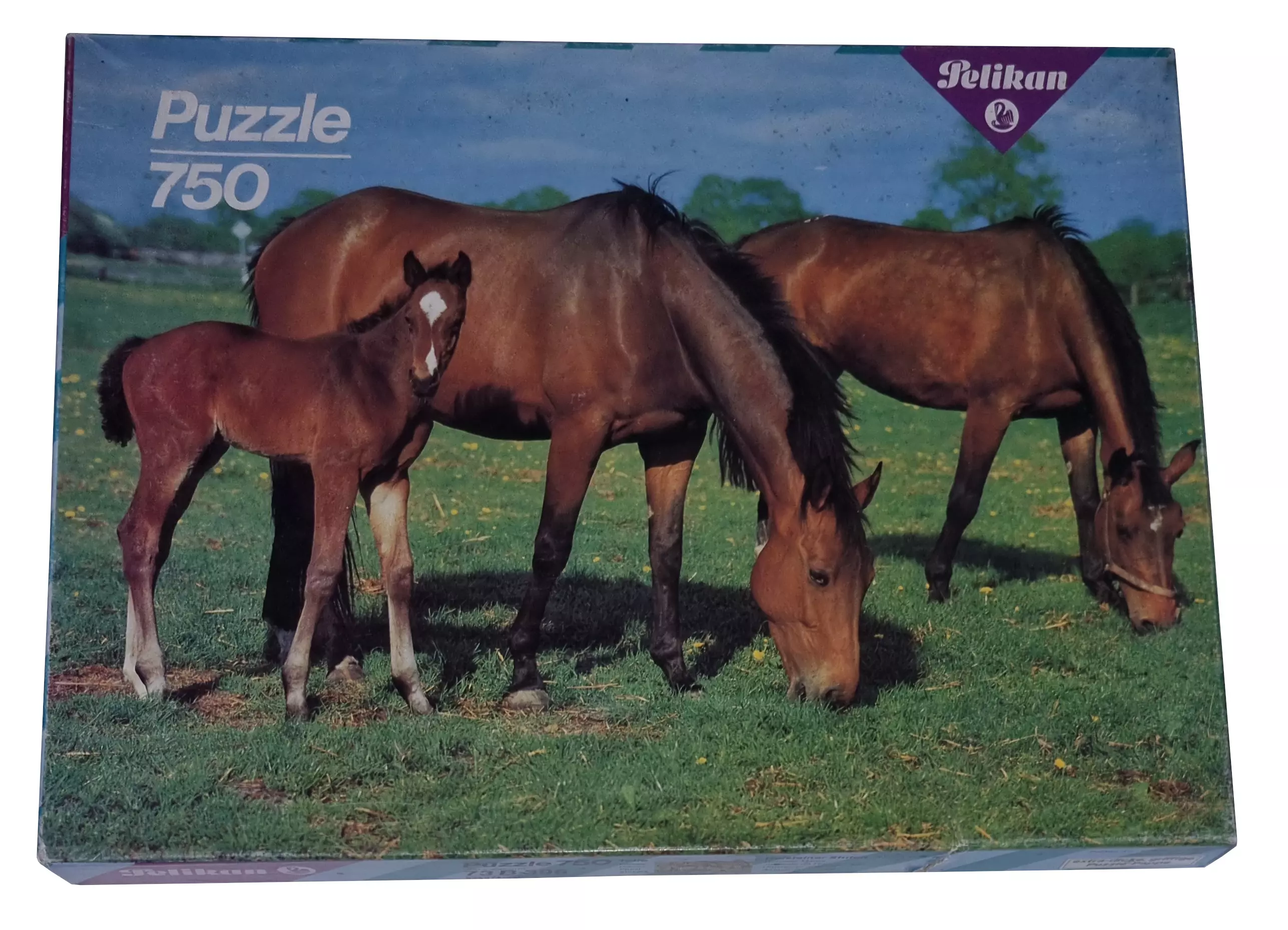 Pelikan Puzzle 750 Teile Holsteiner Stuten