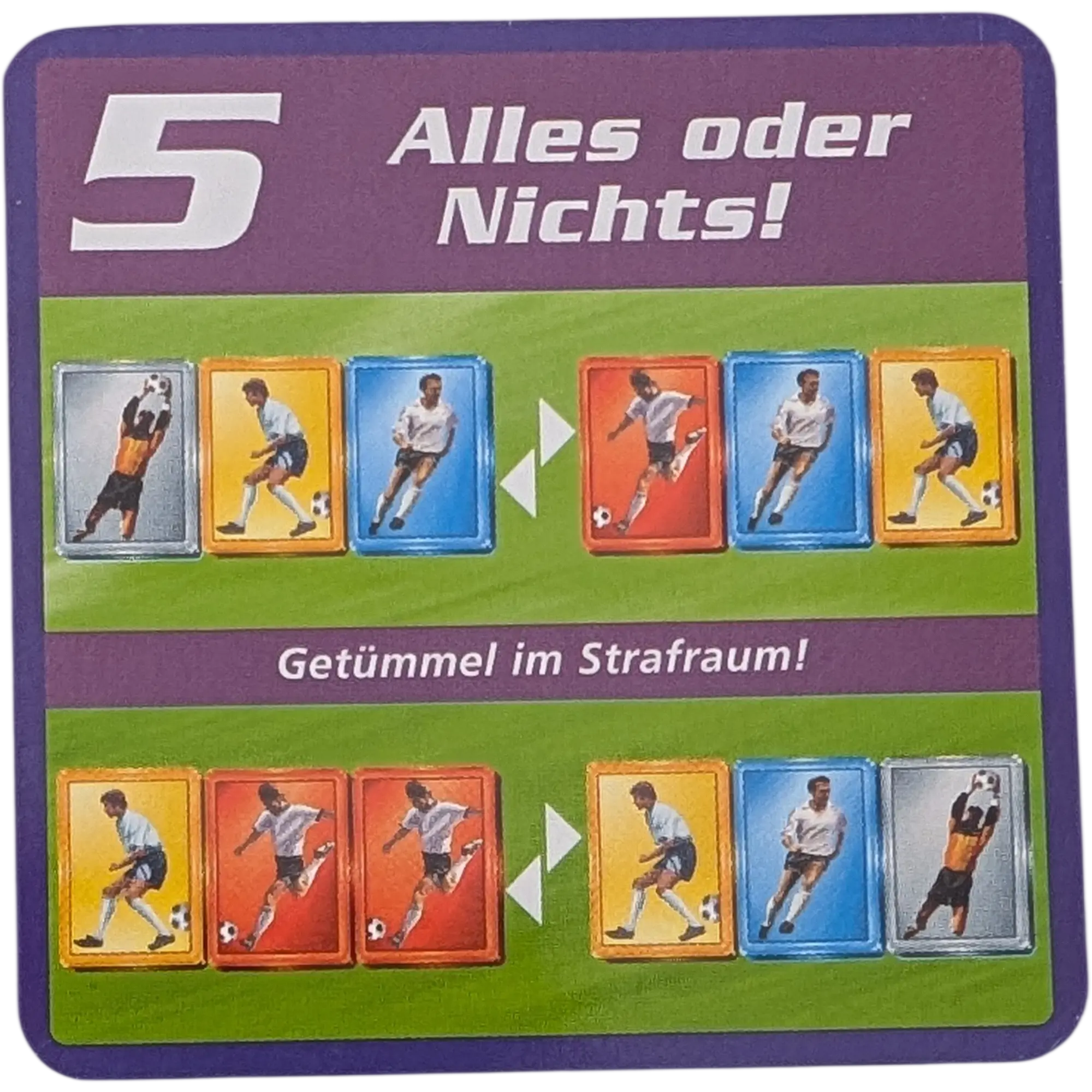 Kosmos Finale Ersatzteile Team Blau Taktikkarte Kampfstärke 5 Alles oder Nichts! Getümmel im Strafraum!