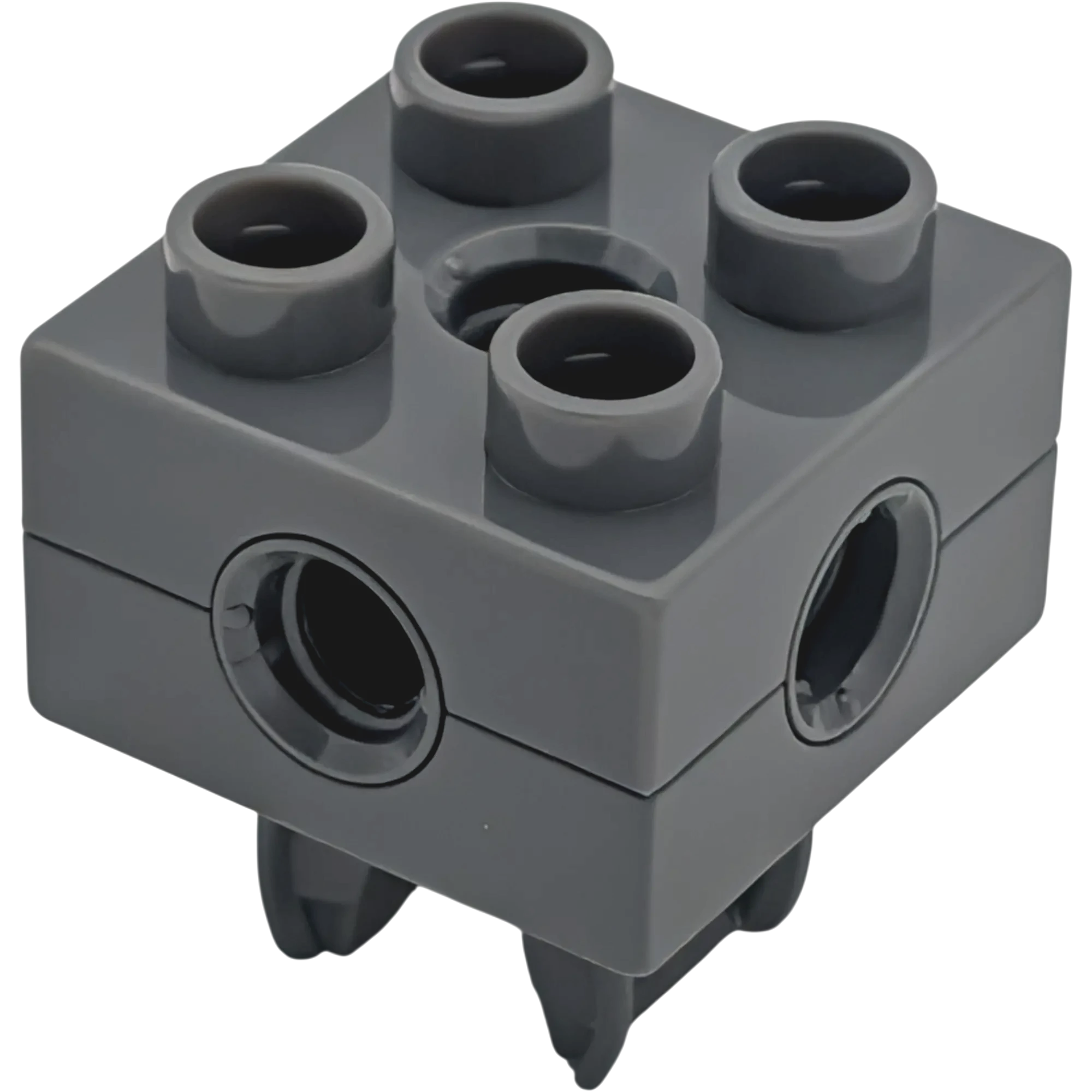 Lego Duplo Toolo 74957 Dunkelgrau Halterung Clip Verbinder