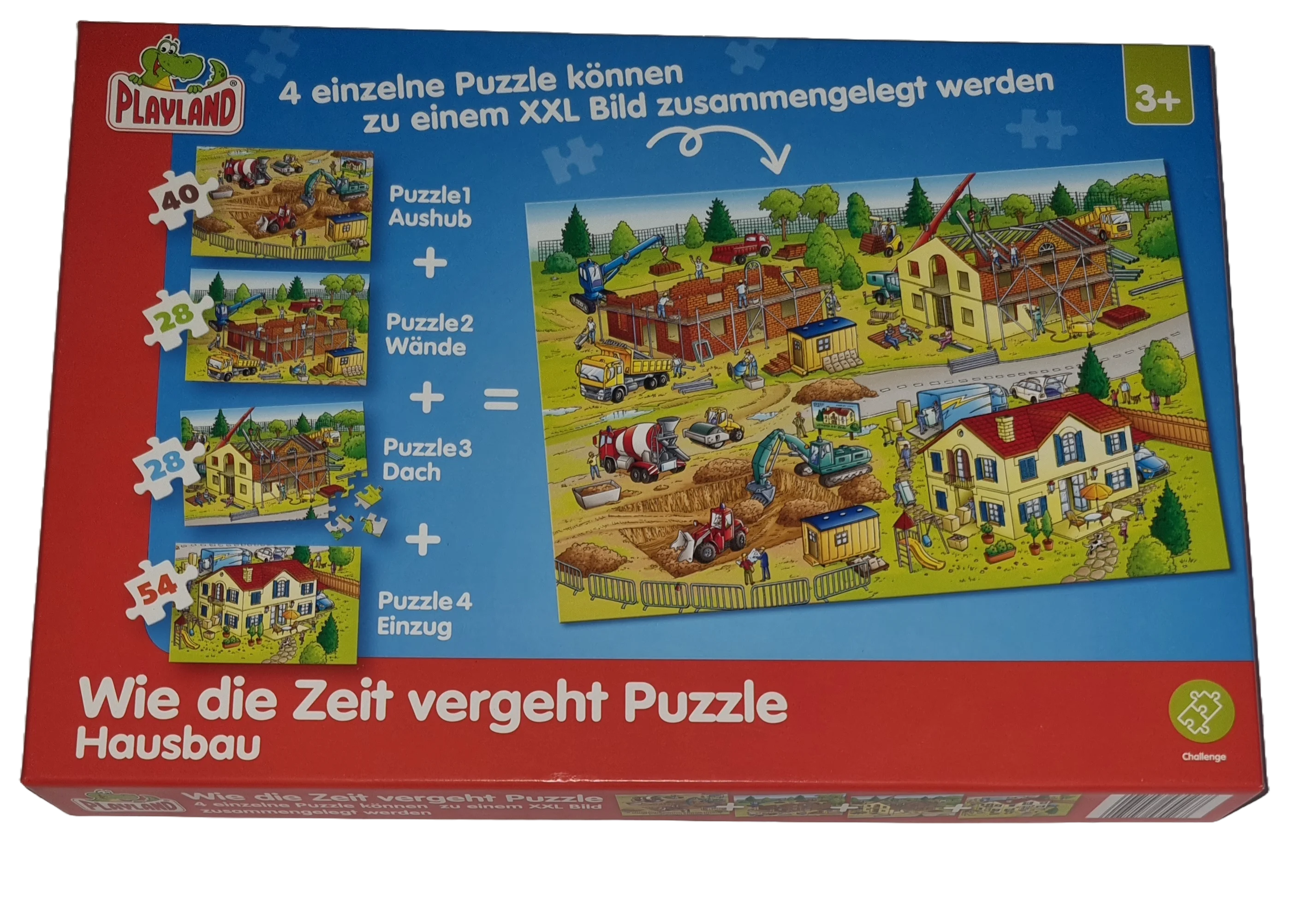 Innovakids GmbH Playland Puzzle 28, 28, 40 und 54 Teile