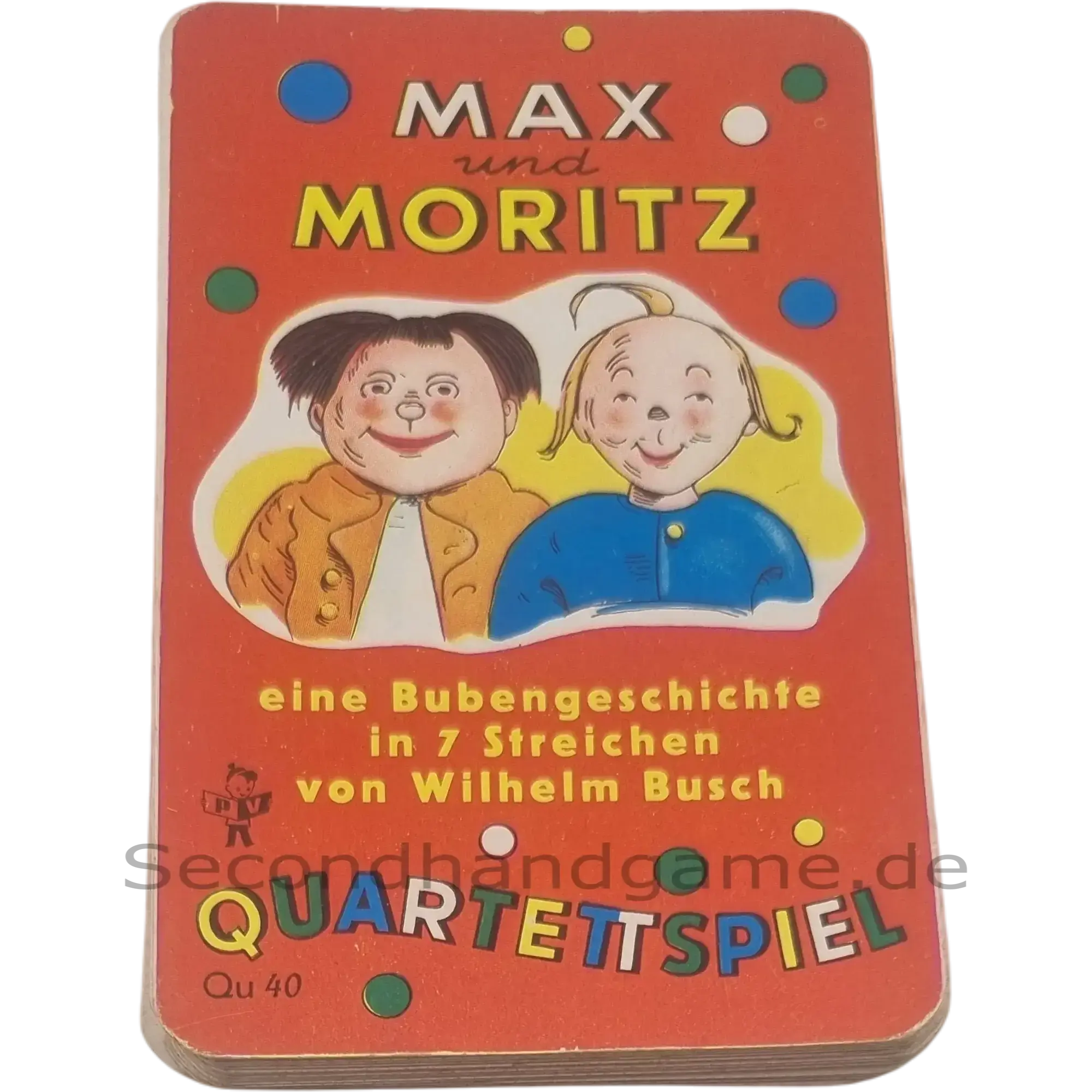 Piatnik Quartettspiel Max und Moritz Qu40, ab 6 Jahren