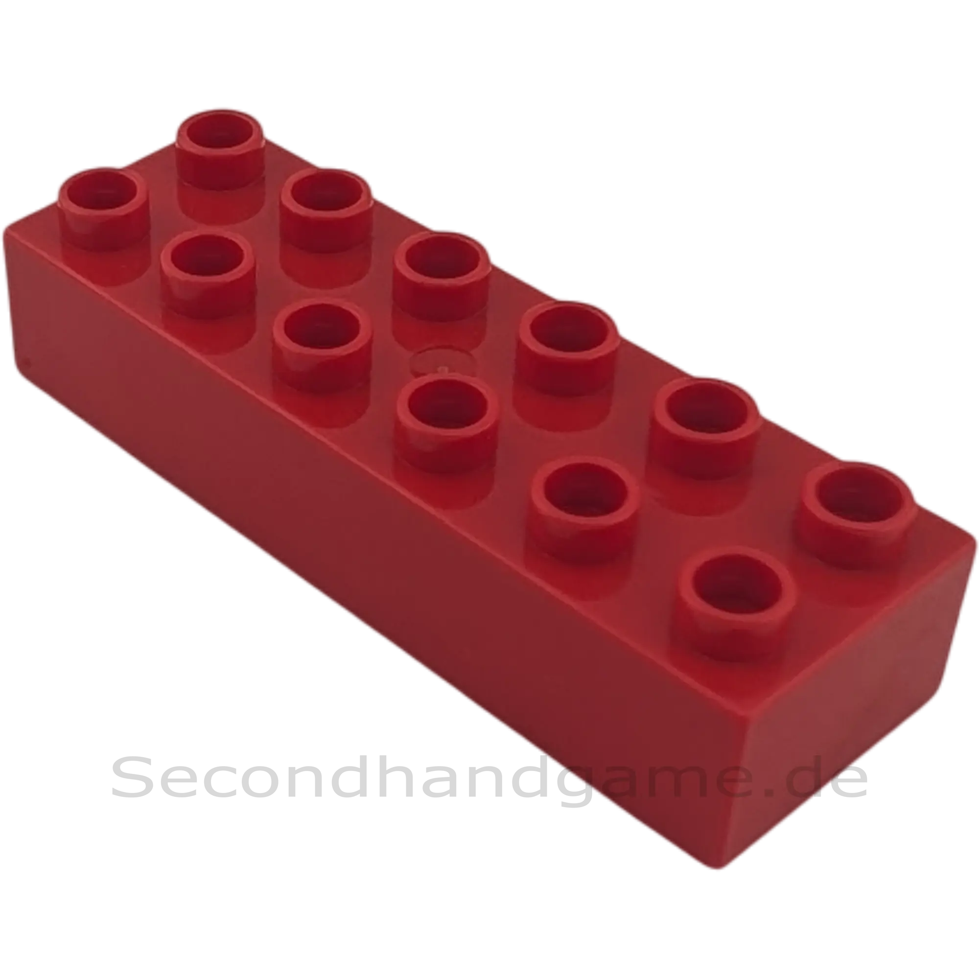 Lego Duplo 2300 Baustein 2x6 Rot