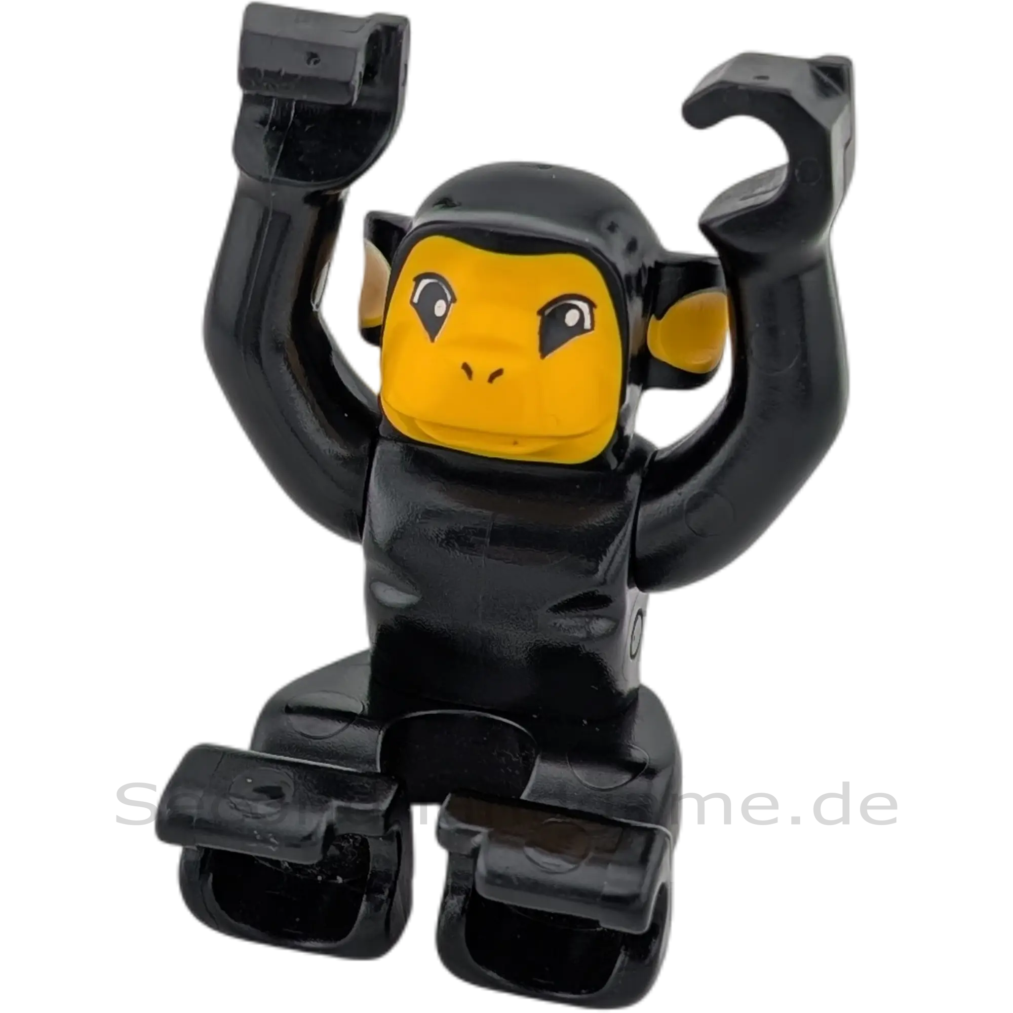 Lego Duplo sitzender Affe Schwarz
