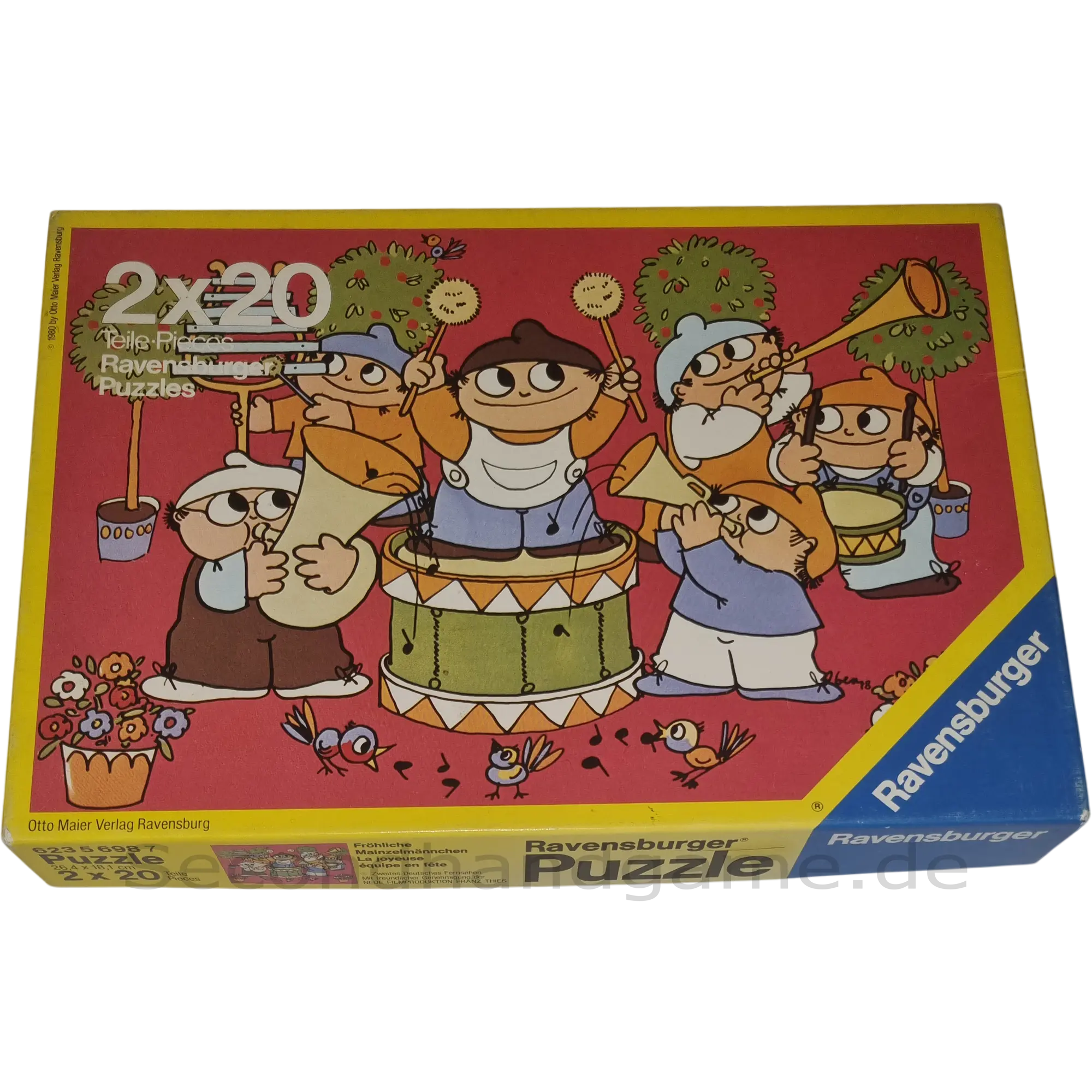 Ravensburger Puzzle 2 x 20 Teile Puzzle Fröhliche Mainzelmännchen 62356987