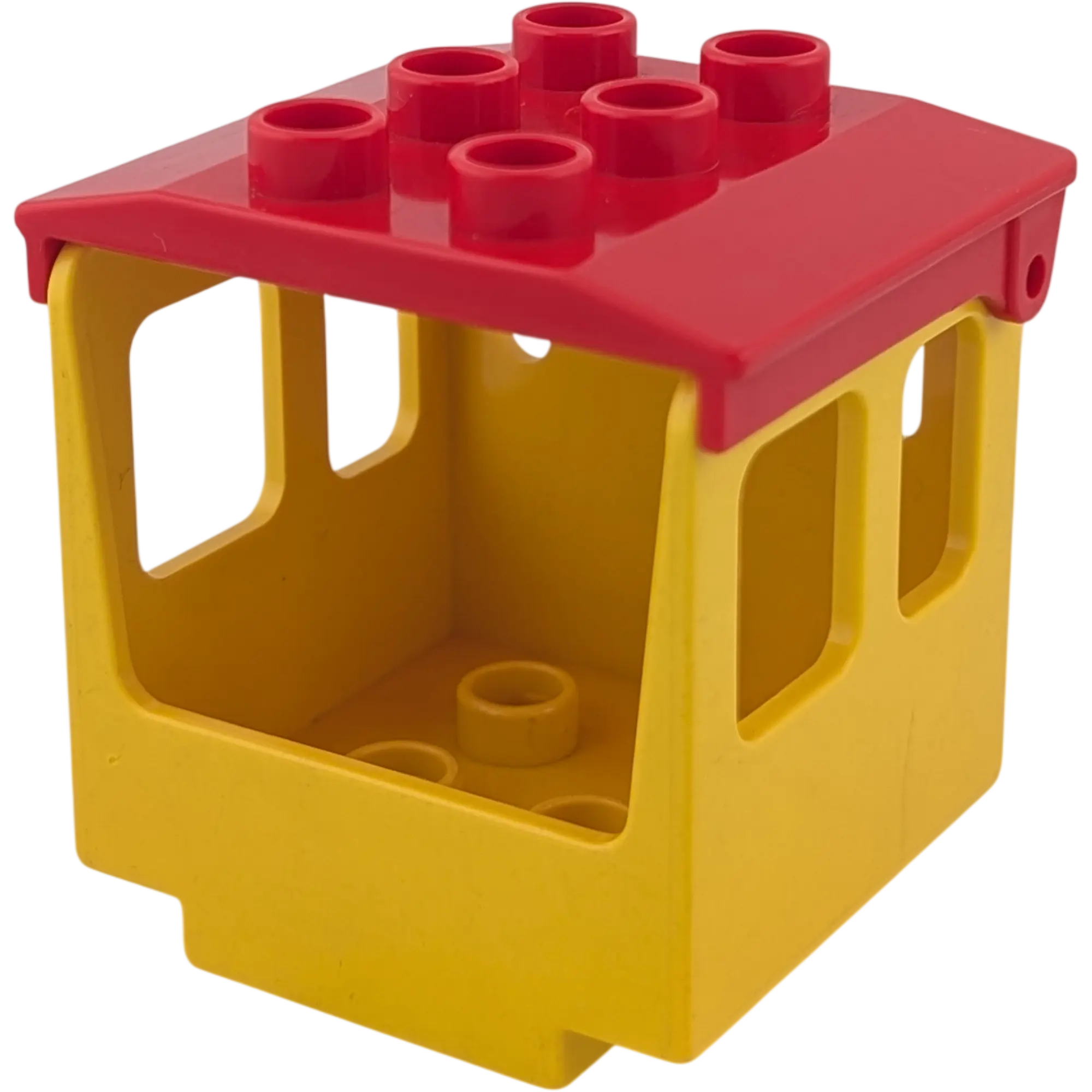 Lego Duplo 92453 Aufsatz Rot mit Klappdach Gelb Kabine Führerhaus