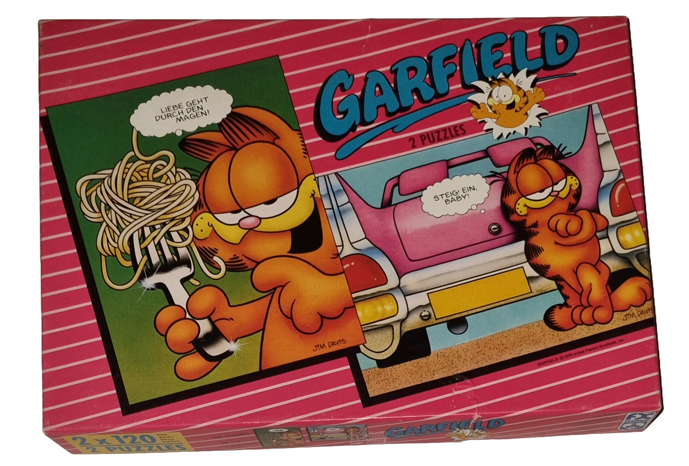 FX Schmid Garfield Puzzle 2x 120 Teile 948071