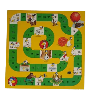 Berliner Spiele Gänsespiel + Leiterspiel