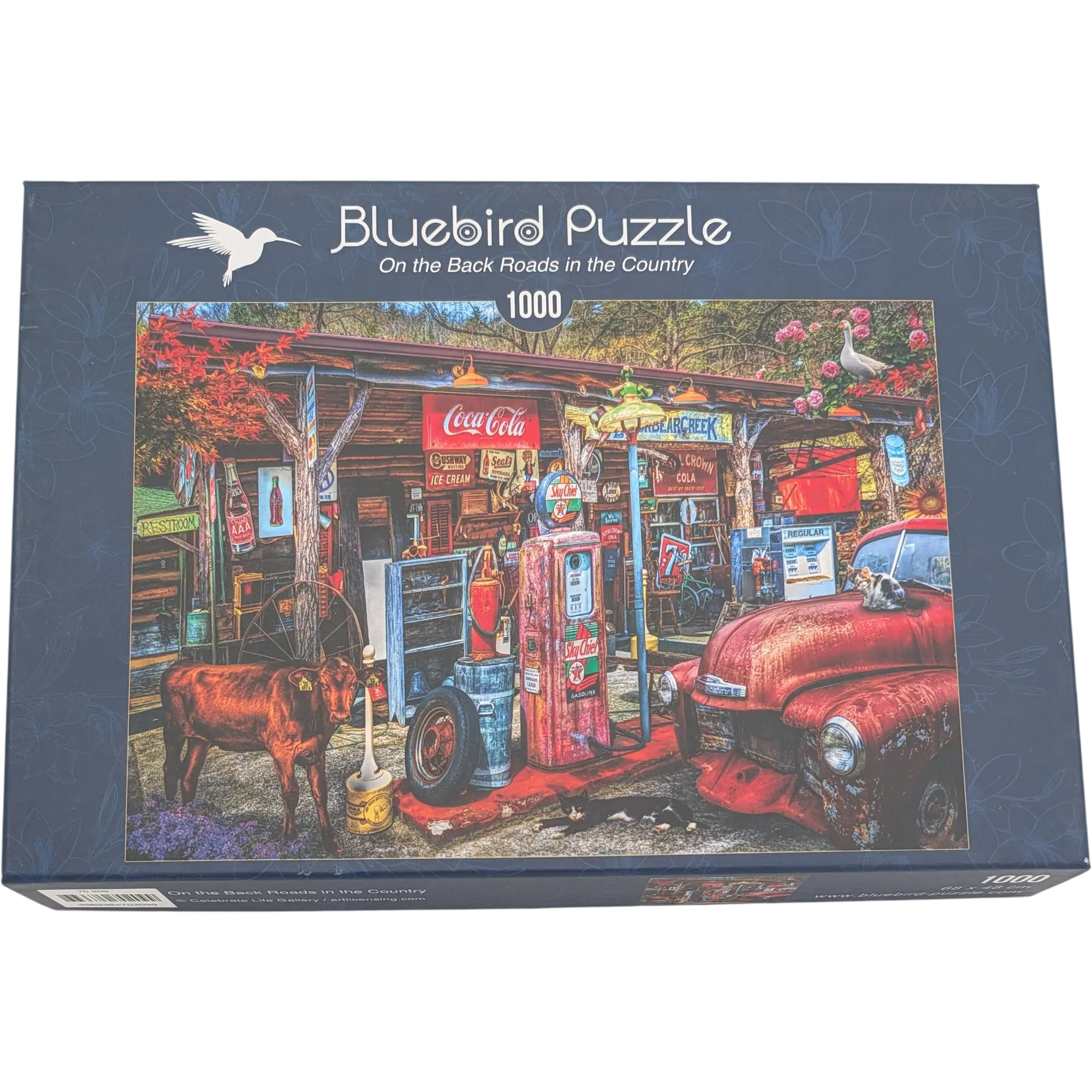 Art by Bluebird Puzzle 1000 Teile 70209 on the Back Roads in the Country
