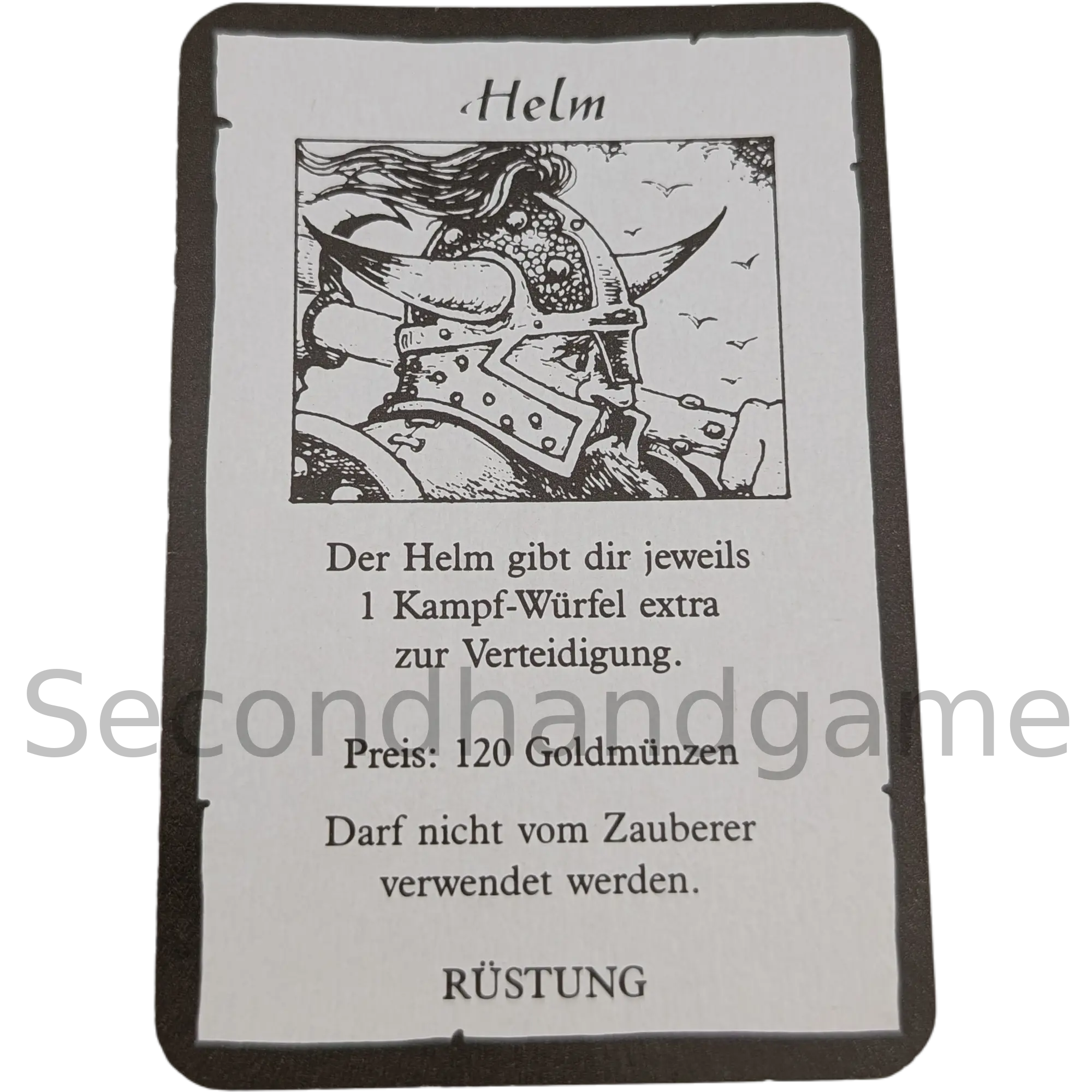 MB Hero Quest Master Ausrüstung Rüstung Helm