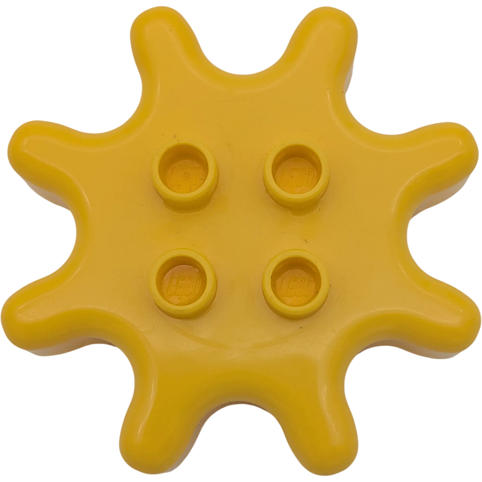 Lego Duplo 26832 Zahnrad Gelb mit Noppen 2x2