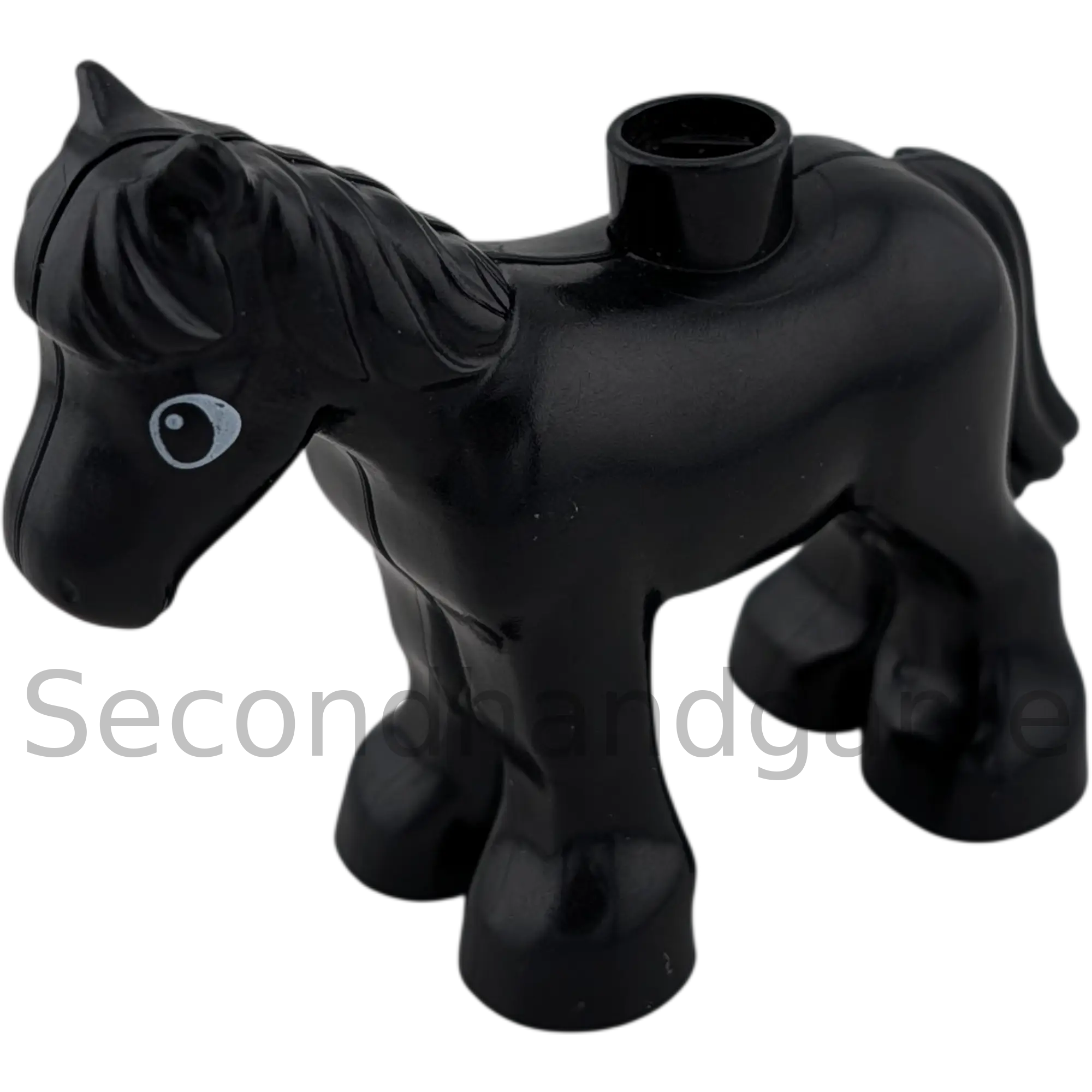 Lego Duplo Pony Fohlen Schwarz