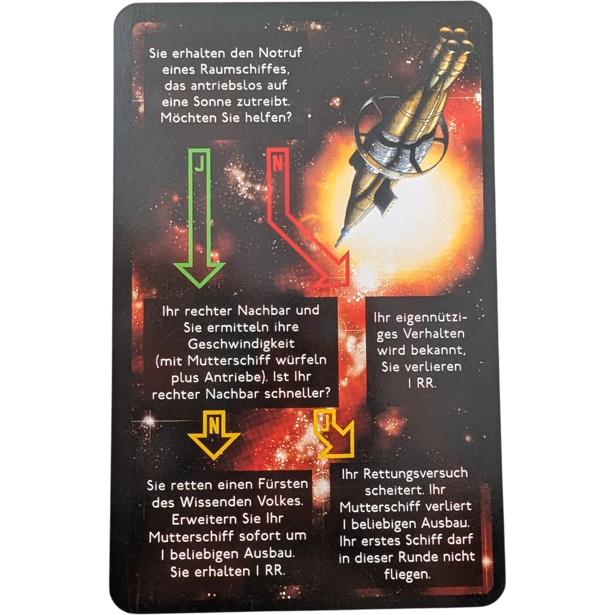 Kosmos Die Sternenfahrer von Catan Ersatzteil Begegnungskarte 16