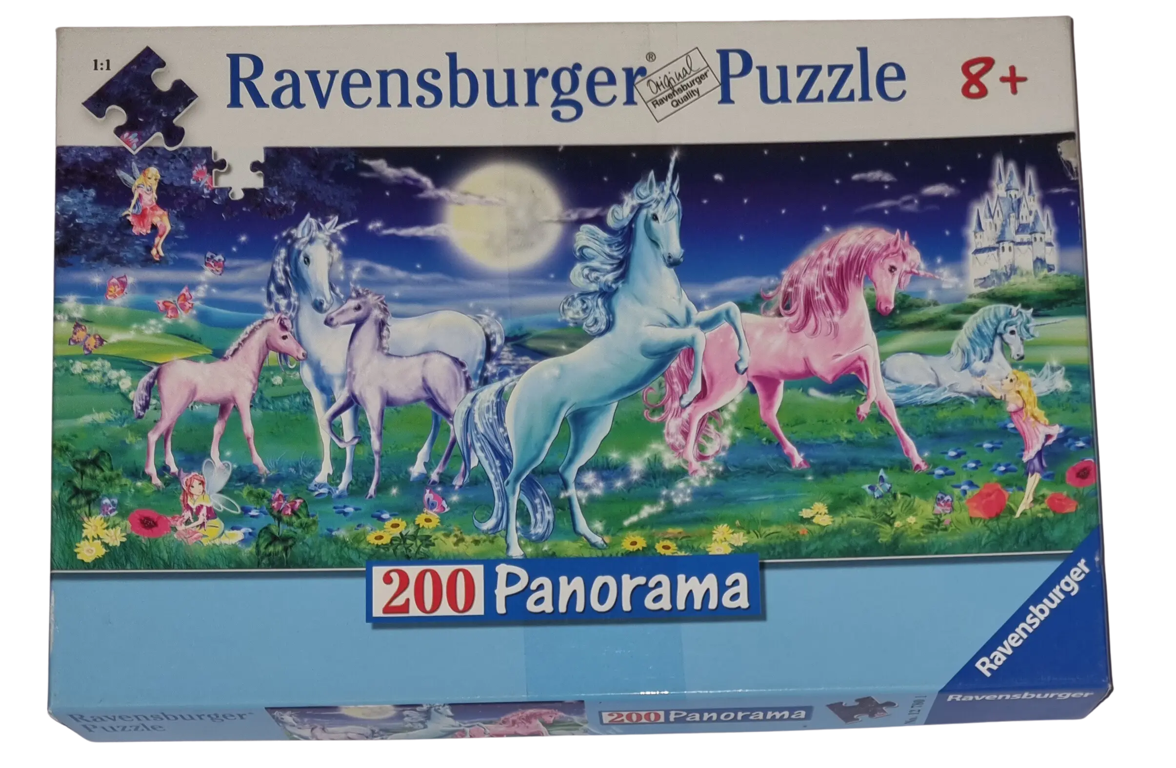 Ravensburger Panorama 200 Teile Puzzle 127801 Märchenhafte Einhörner