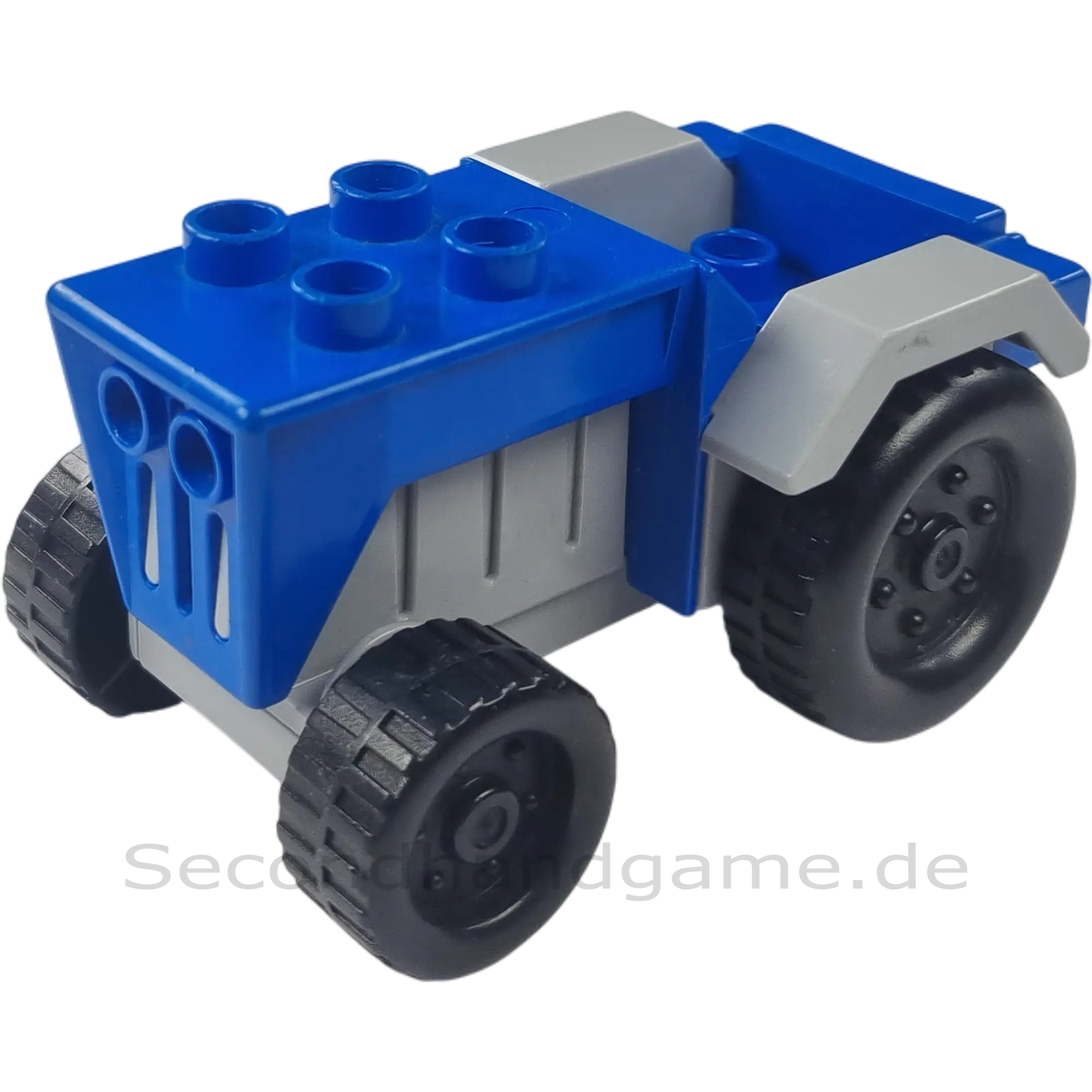 Lego Duplo Traktor Blau Grau