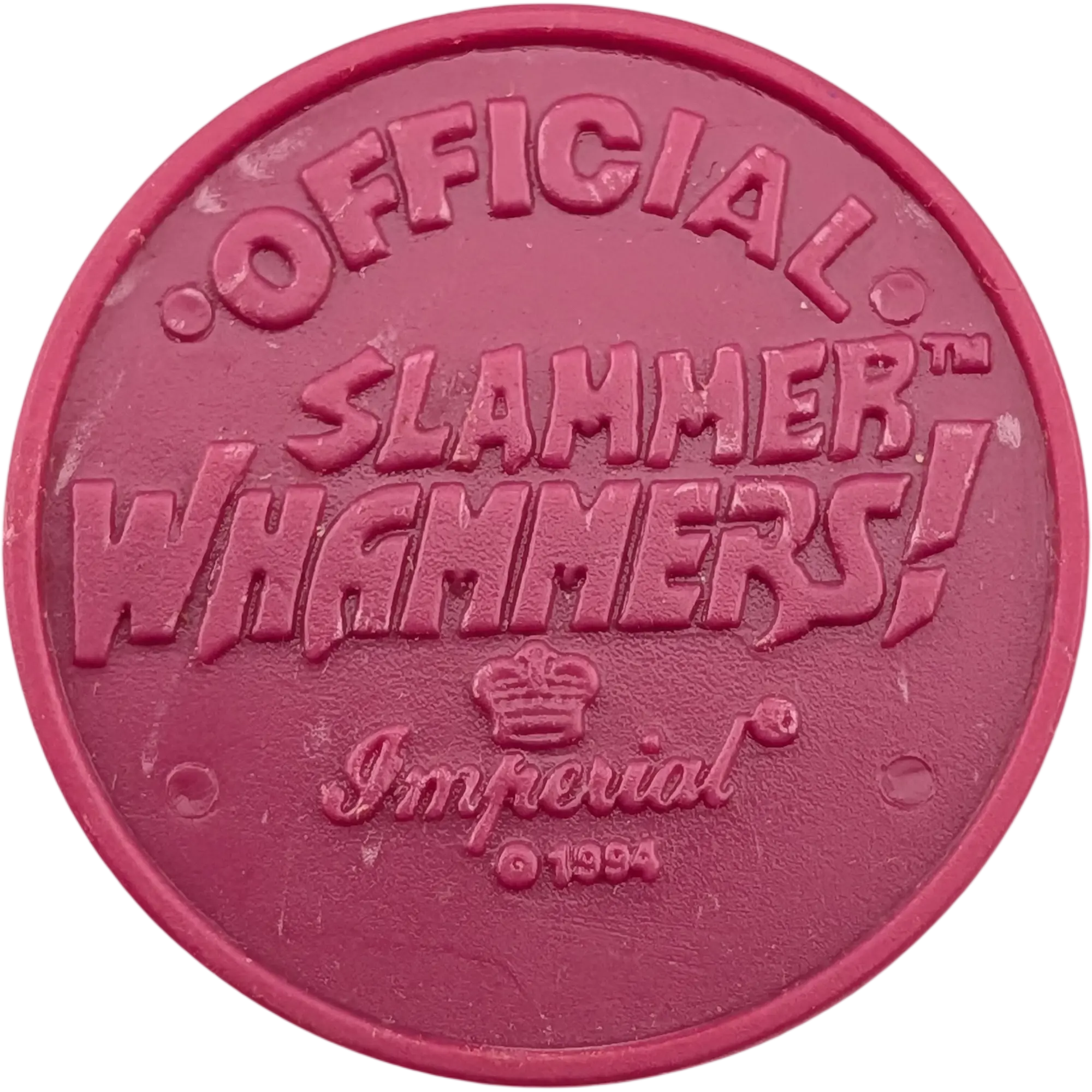 Klee Slammer Whammers! Ersatzteil Plastikchip Caps Silber Pink von 1994