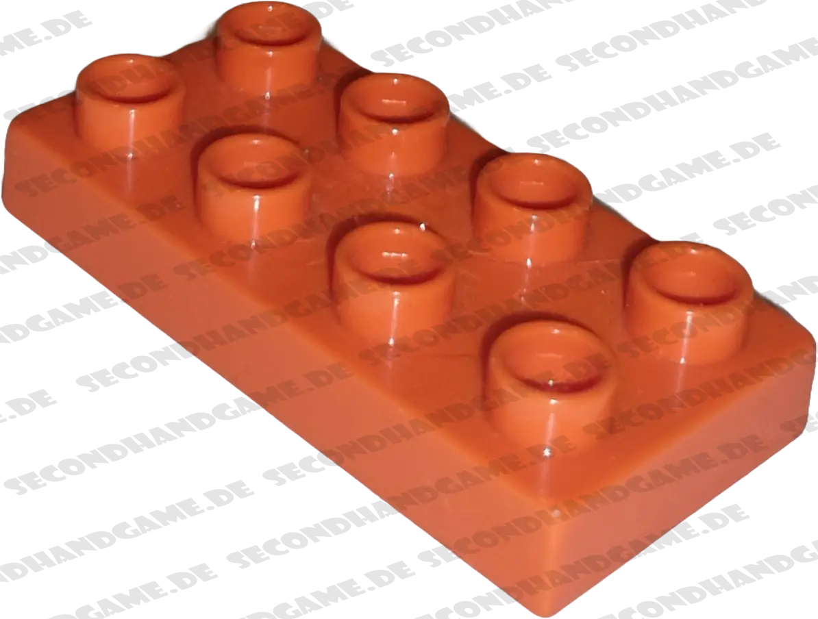 Lego Duplo 40666 Platte 2x4 Rotorange