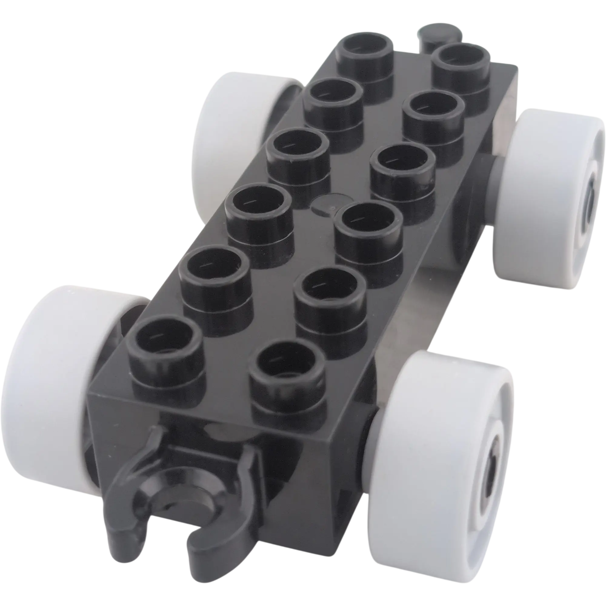 Lego Duplo Eisenbahn Anhänger Schwarz Hellgrau