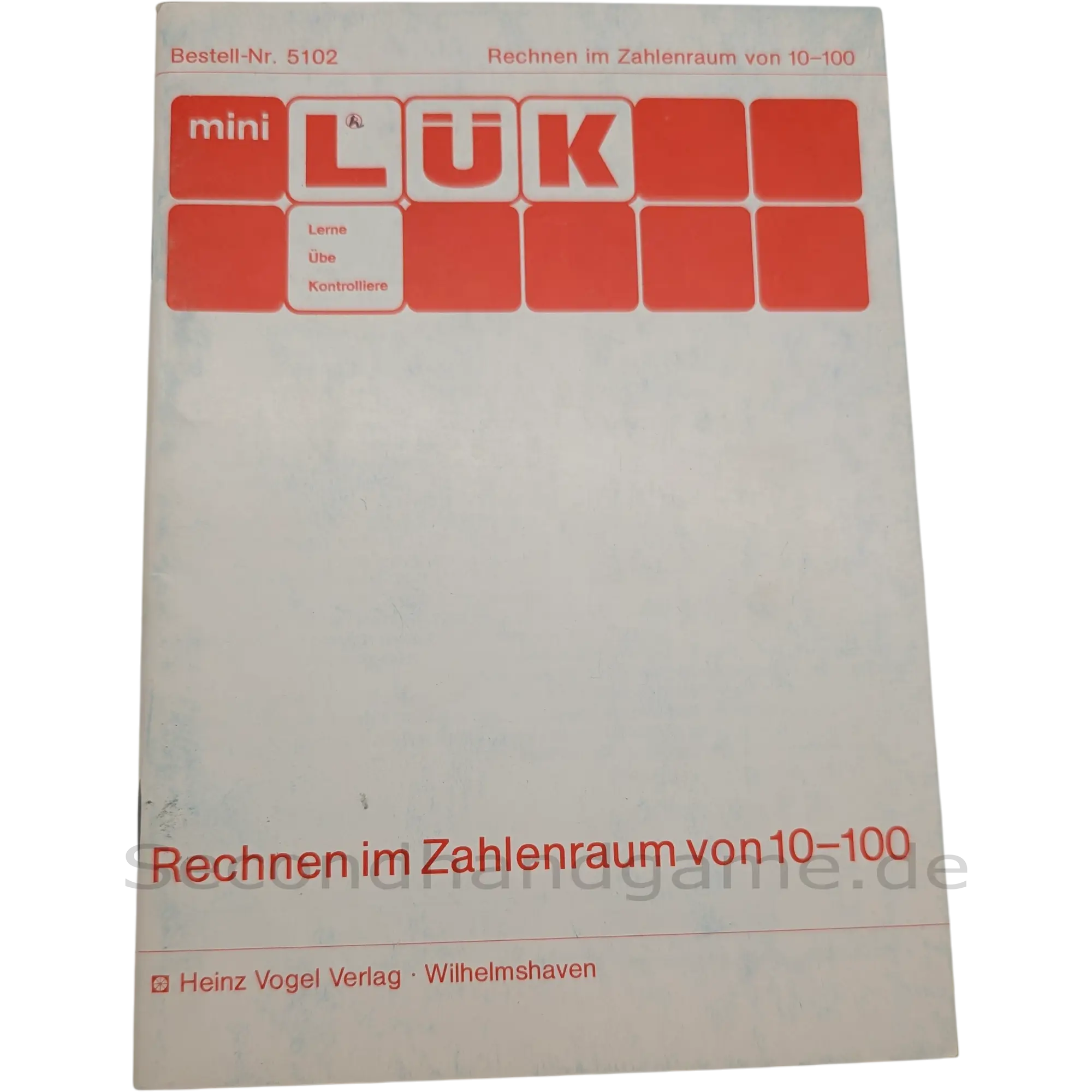 Heinz Vogel Verlag mini LÜK Heft Rechnen im Zahlenraum von 10–100 5102, ab 7 Jahren