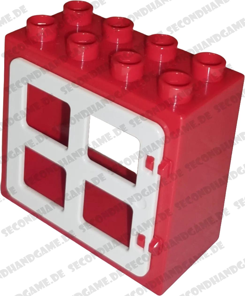 Lego Duplo 2332 Fenster 2x4 Rot Weiß