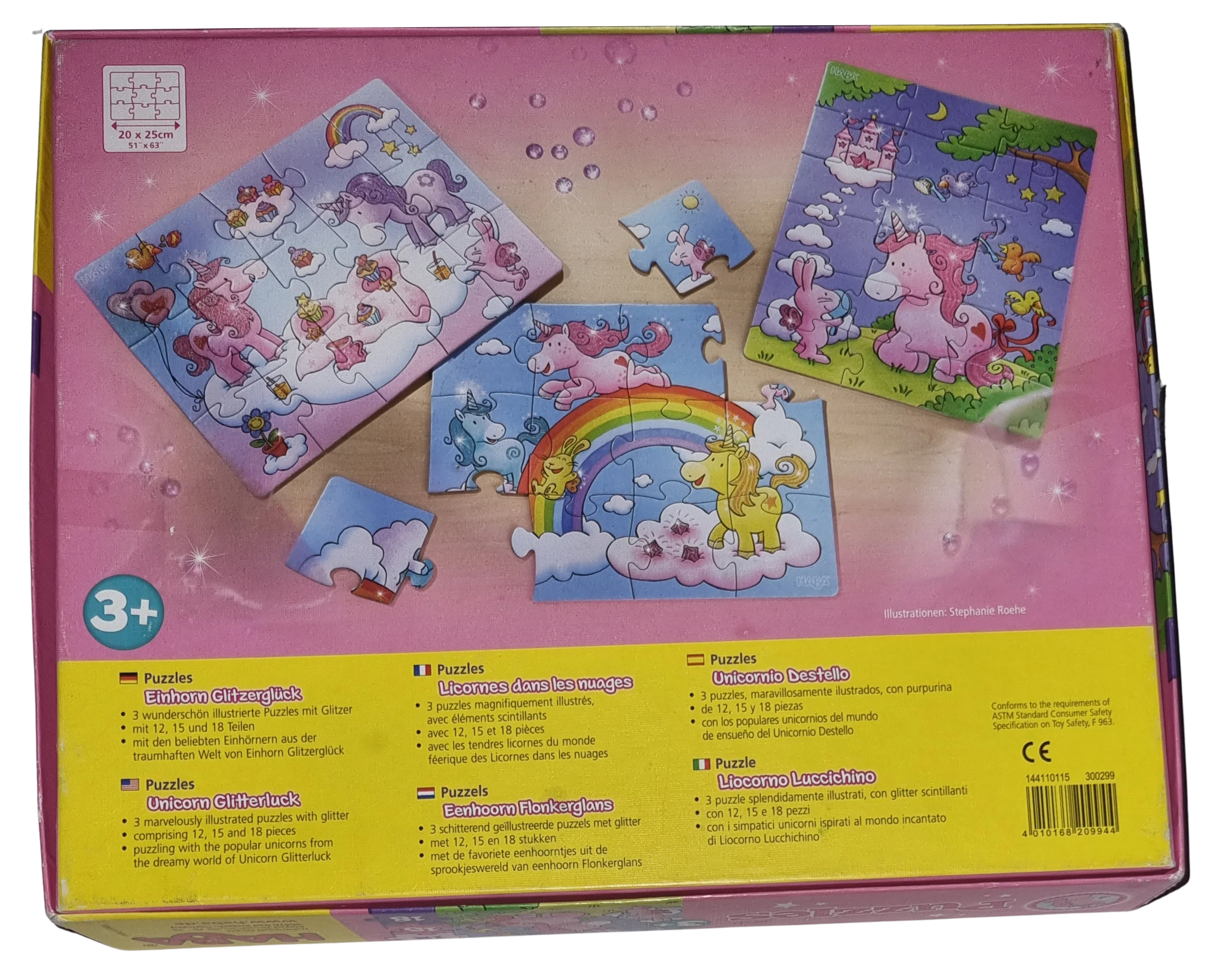 Haba Puzzles Einhörner 12-18 Teile 300299