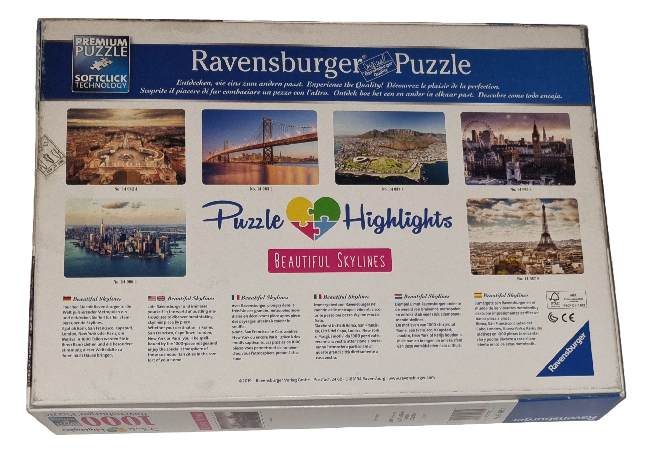 Ravensburger Puzzle Highlights 1000 Teile 140855 London