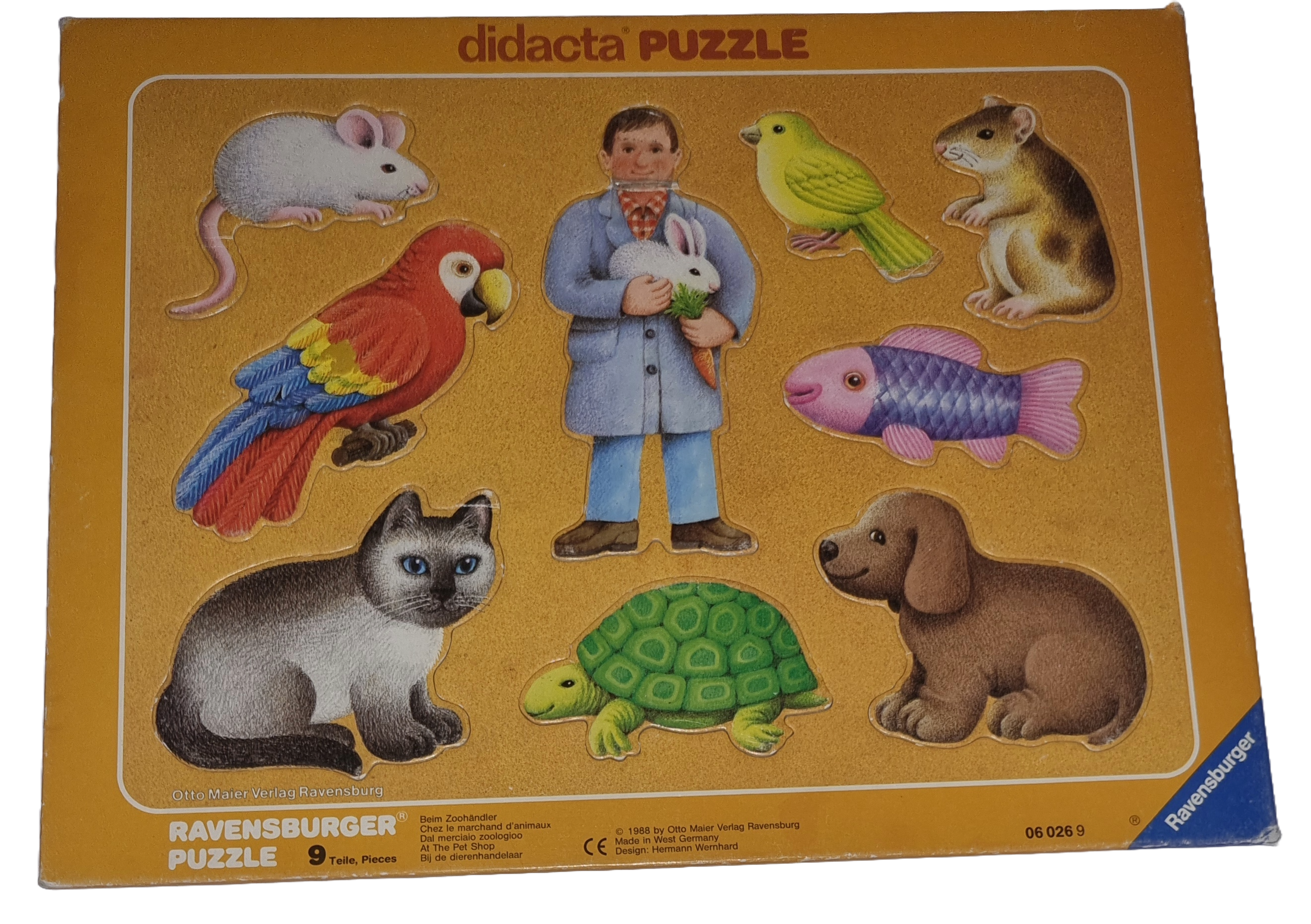 Ravensburger Rahmenpuzzle Didacta 060269 Beim Zoohändler