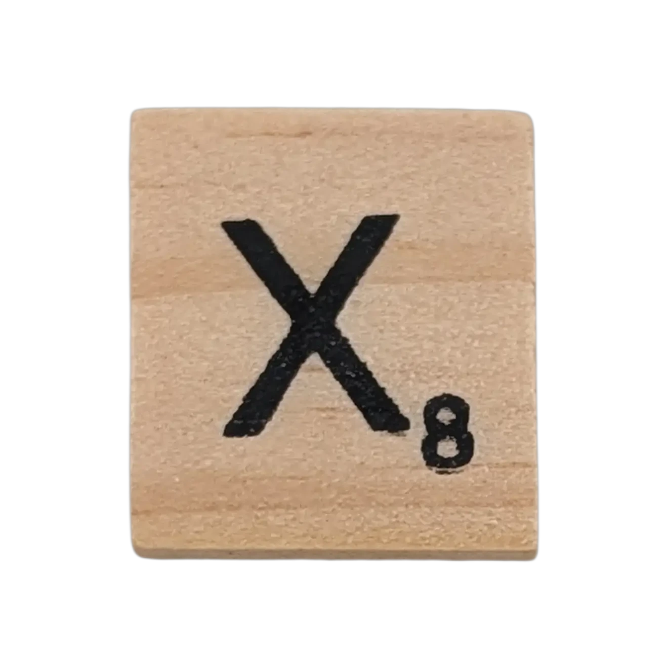 Scrabble Ersatzbuchstaben Holz X