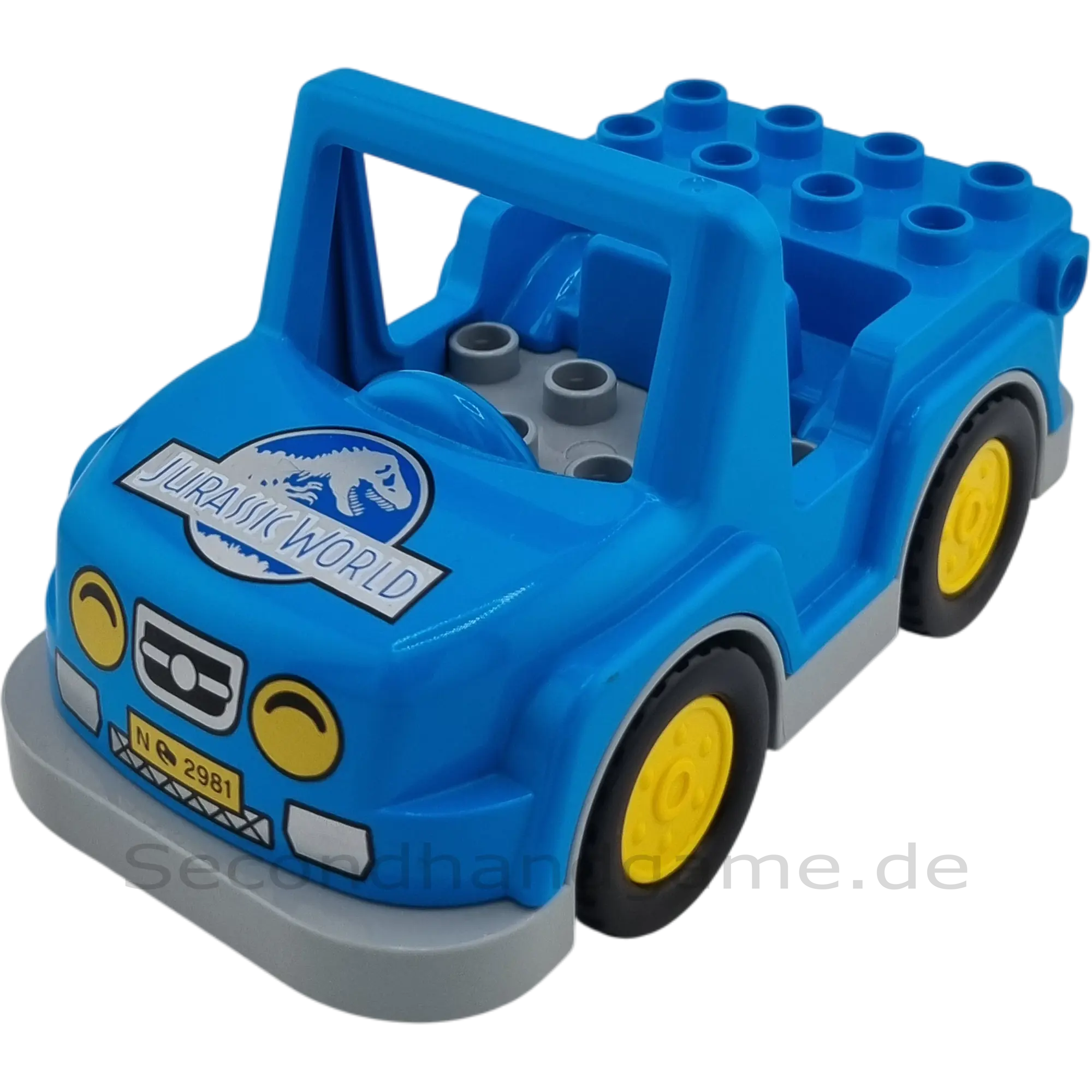 Lego Duplo Auto mit Dino Jurassic World Azur 