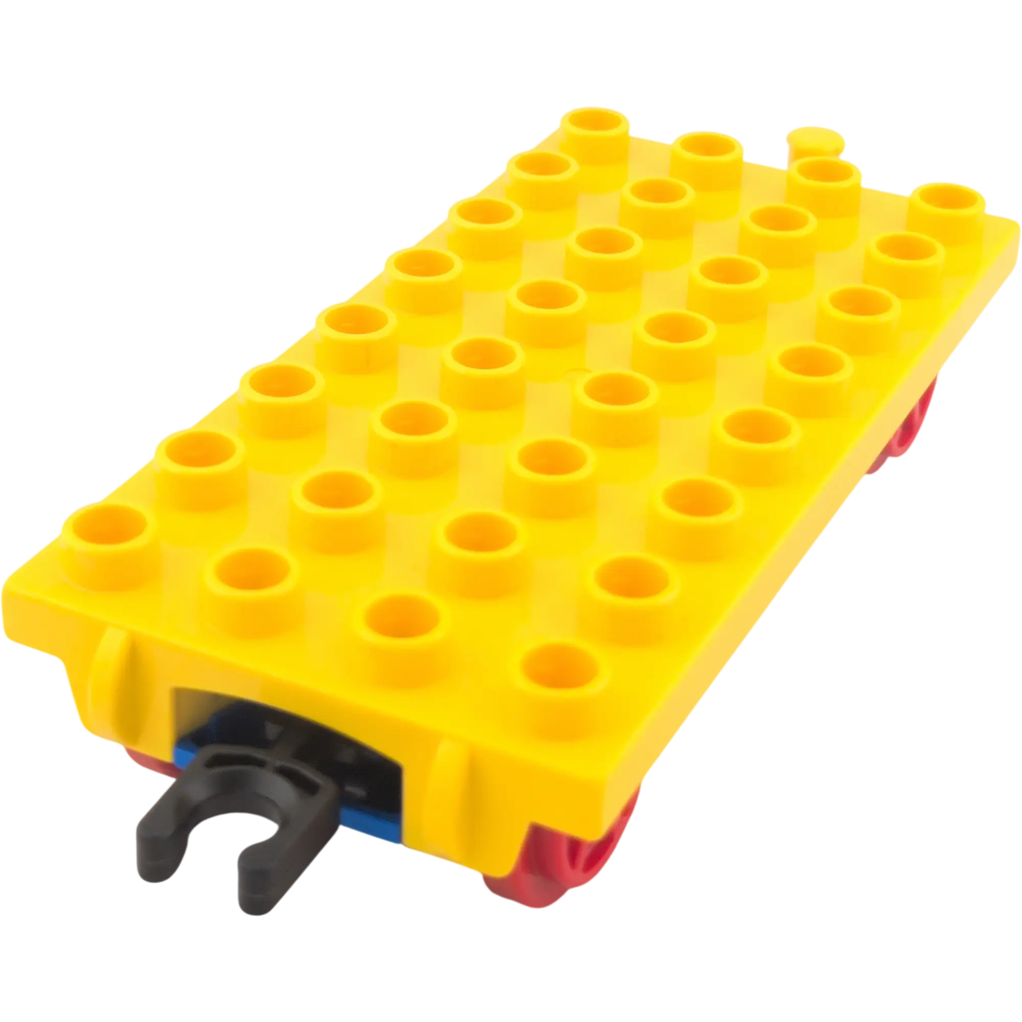 Lego Duplo Anhänger Gelb mit beweglichem Glied 4x8
