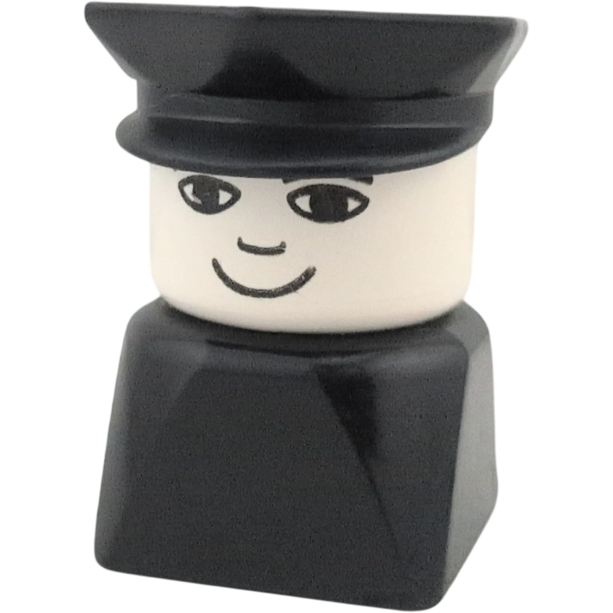 Lego Duplo 2327 Figur Junge schwarze Kleidung schwarze Cape