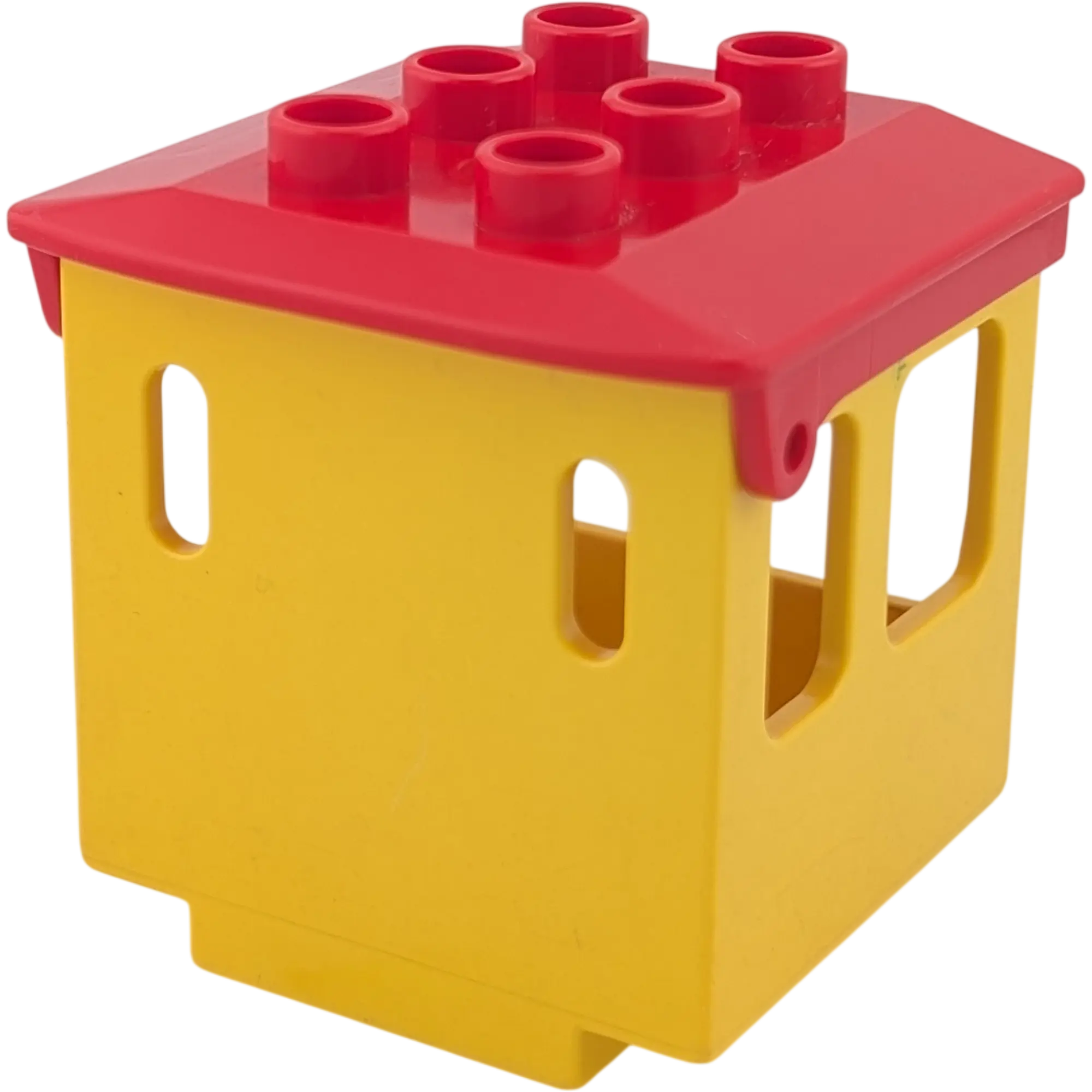 Lego Duplo 4544 Aufsatz Gelb mit Klappdach Rot Kabine Führerhaus 