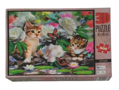 3D Puzzle Kätzchen 500 Teile