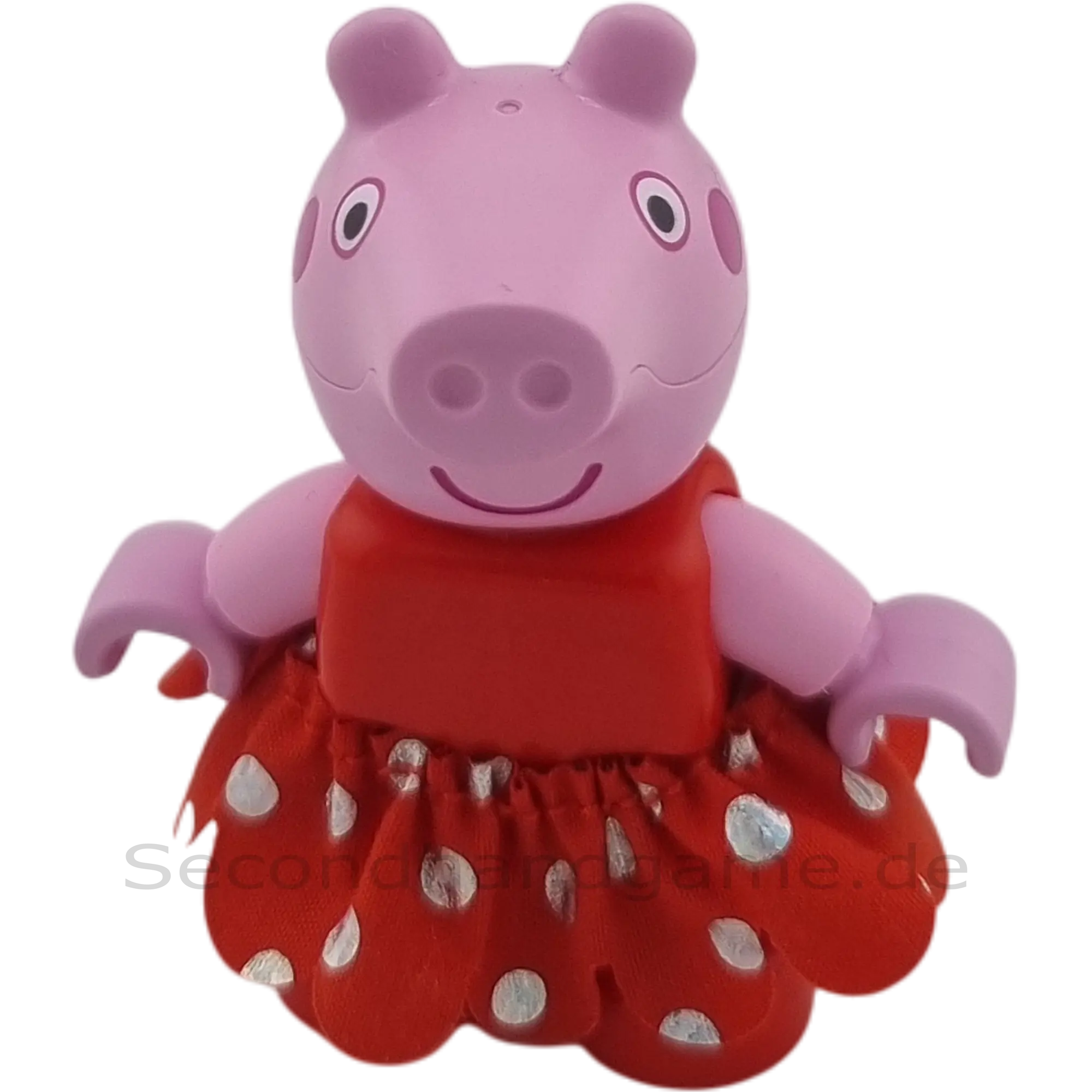 Lego Duplo Peppa Pig Peppa Wutz Figur mit Stoffrock Blume Punkte