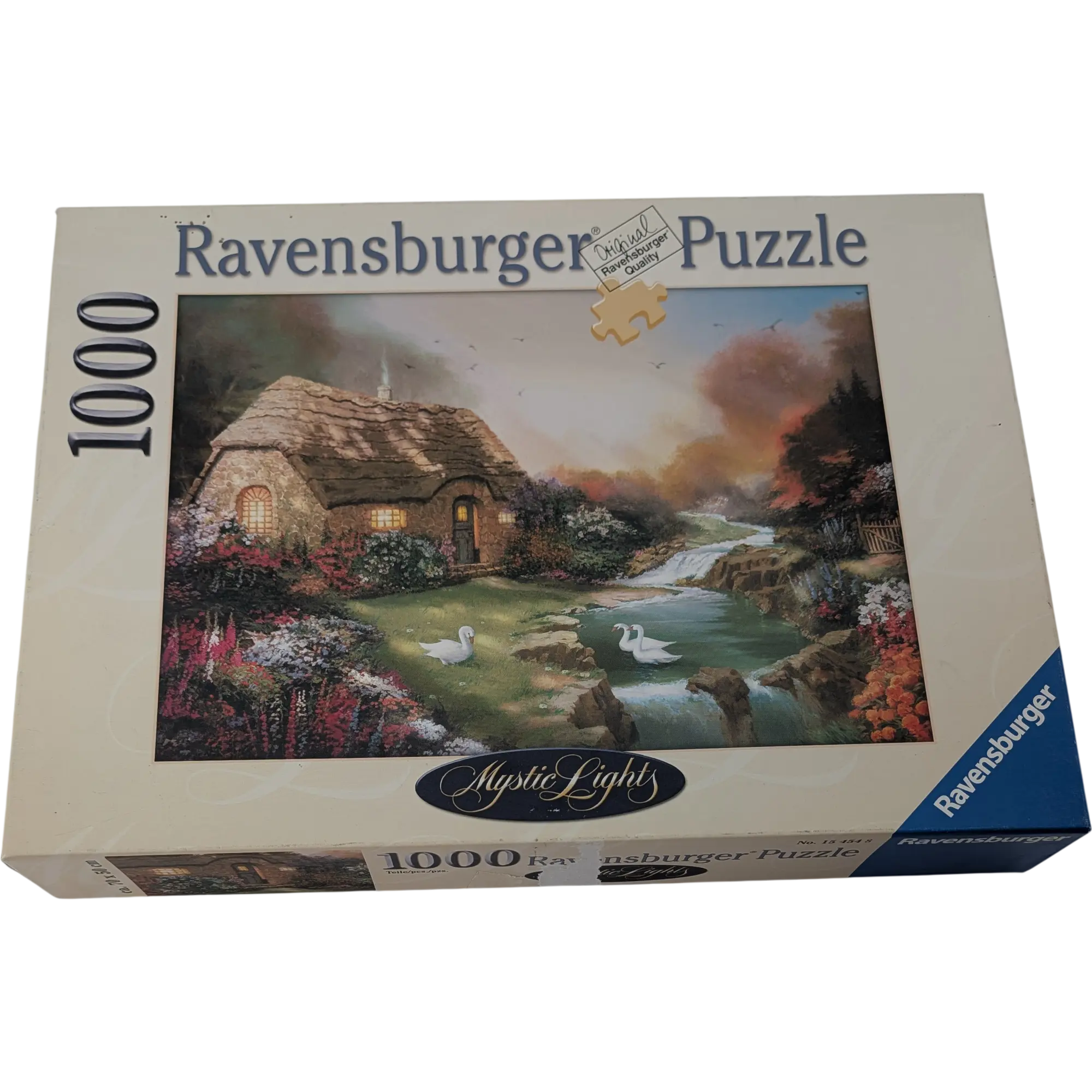 Ravensburger Puzzle Mystic Lights 1000 Teile 154548 Idyllisches Cottage